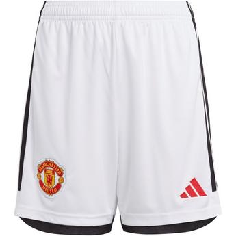 adidas Manchester United Home Shorts 2023 2024 Juniors