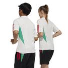 Blanc de base - adidas - Corneliani embroidered logo t-shirt - 4