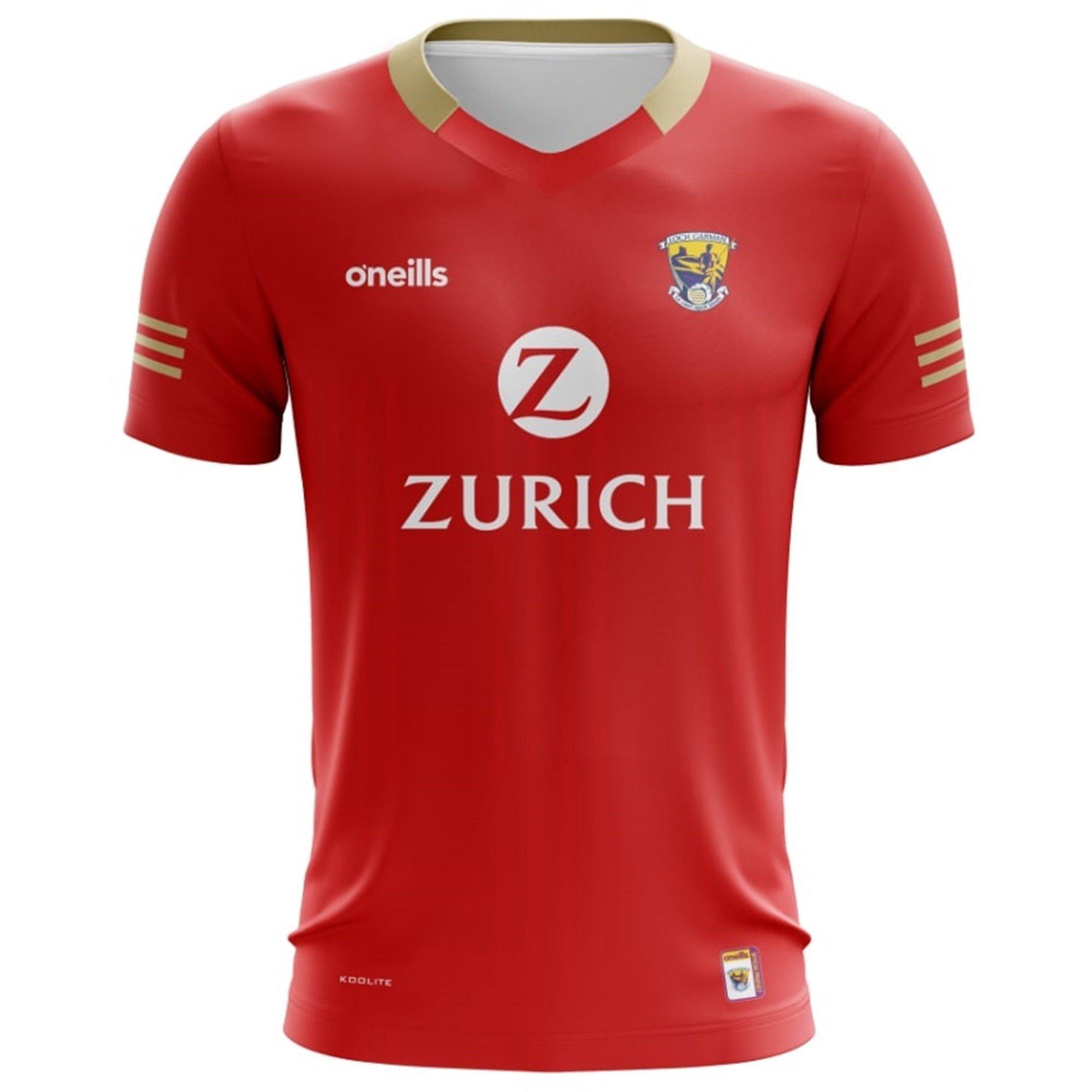 Red/Gold - ONeills - Wexford Training Jersey Junior - 1