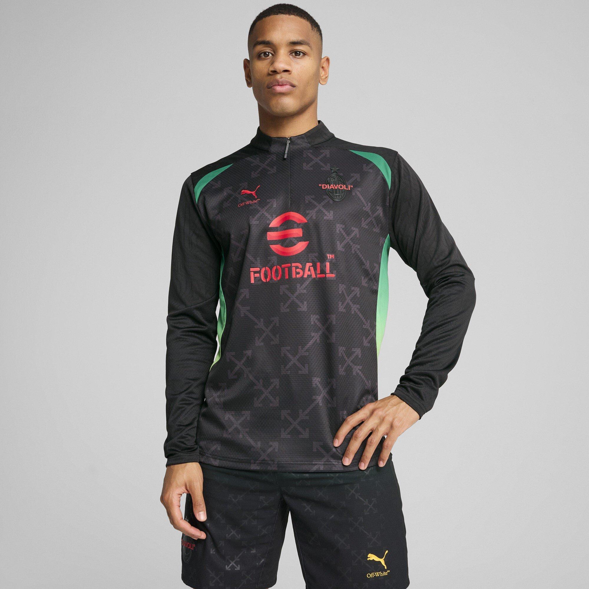 Nero/Rosso - Puma - AC Milan x Off-White Pre Match Drill Top Adults - 2