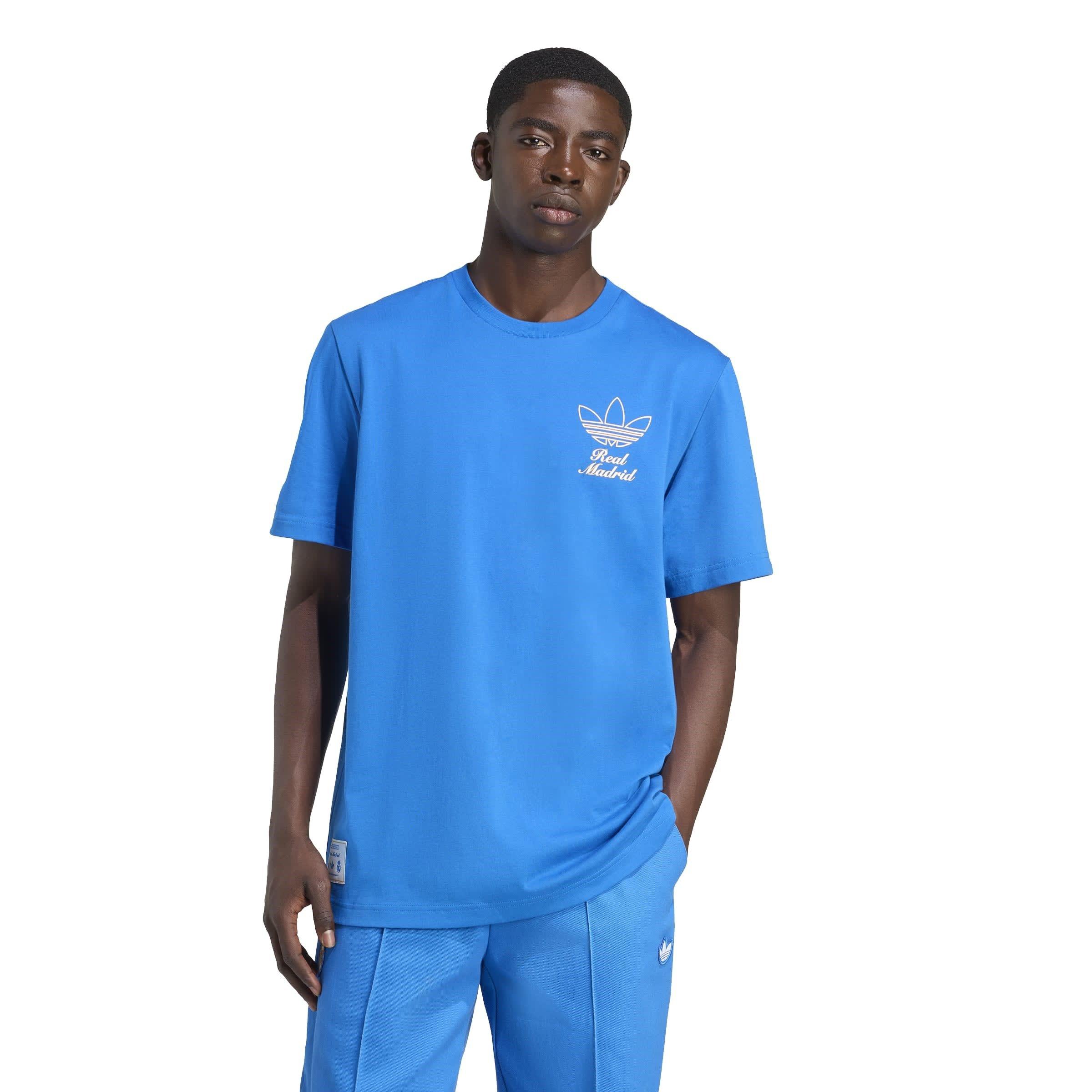 Blå - adidas - Real Madrid Icons Graphic T-Shirt Mens - 2
