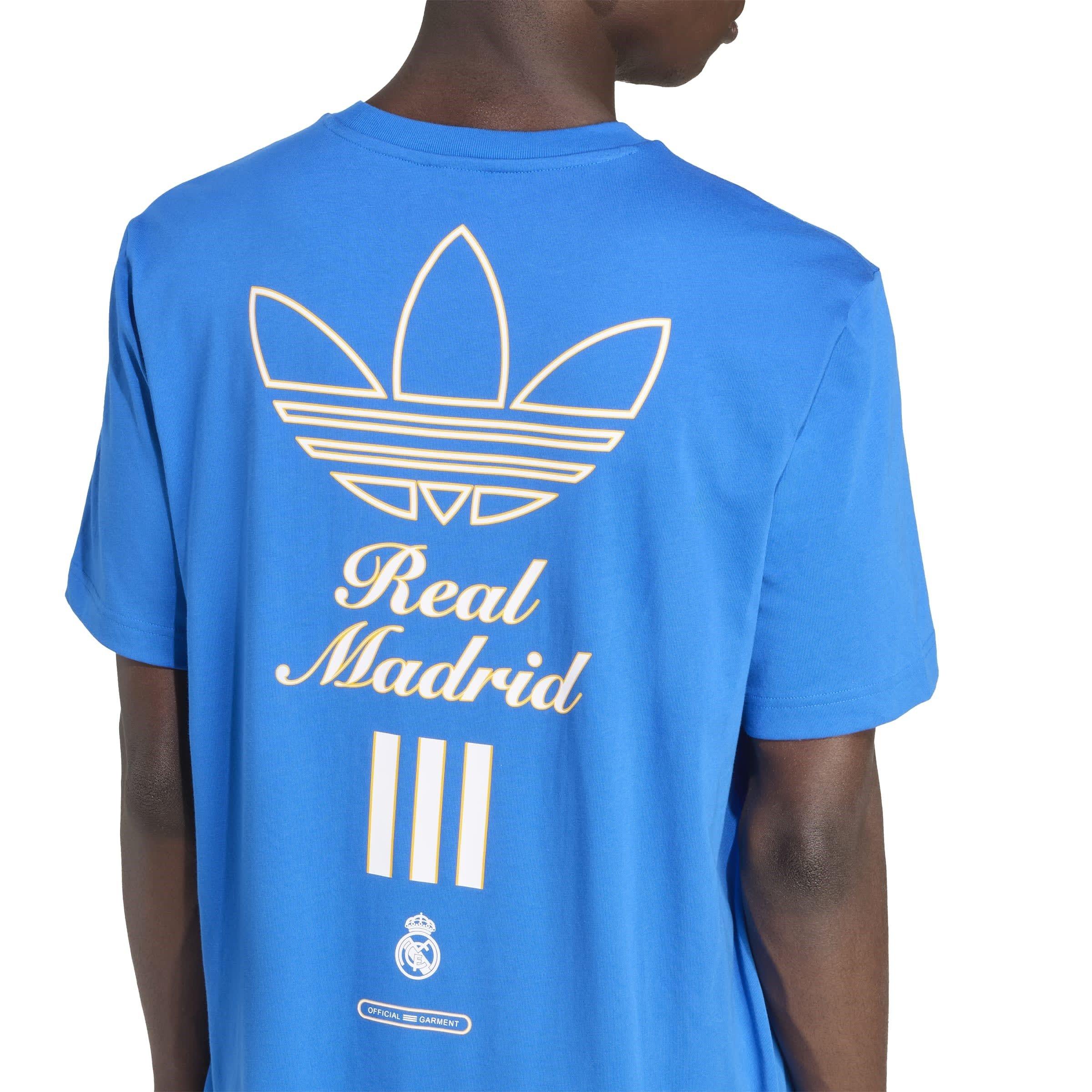 Blå - adidas - Real Madrid Icons Graphic T-Shirt Mens - 4