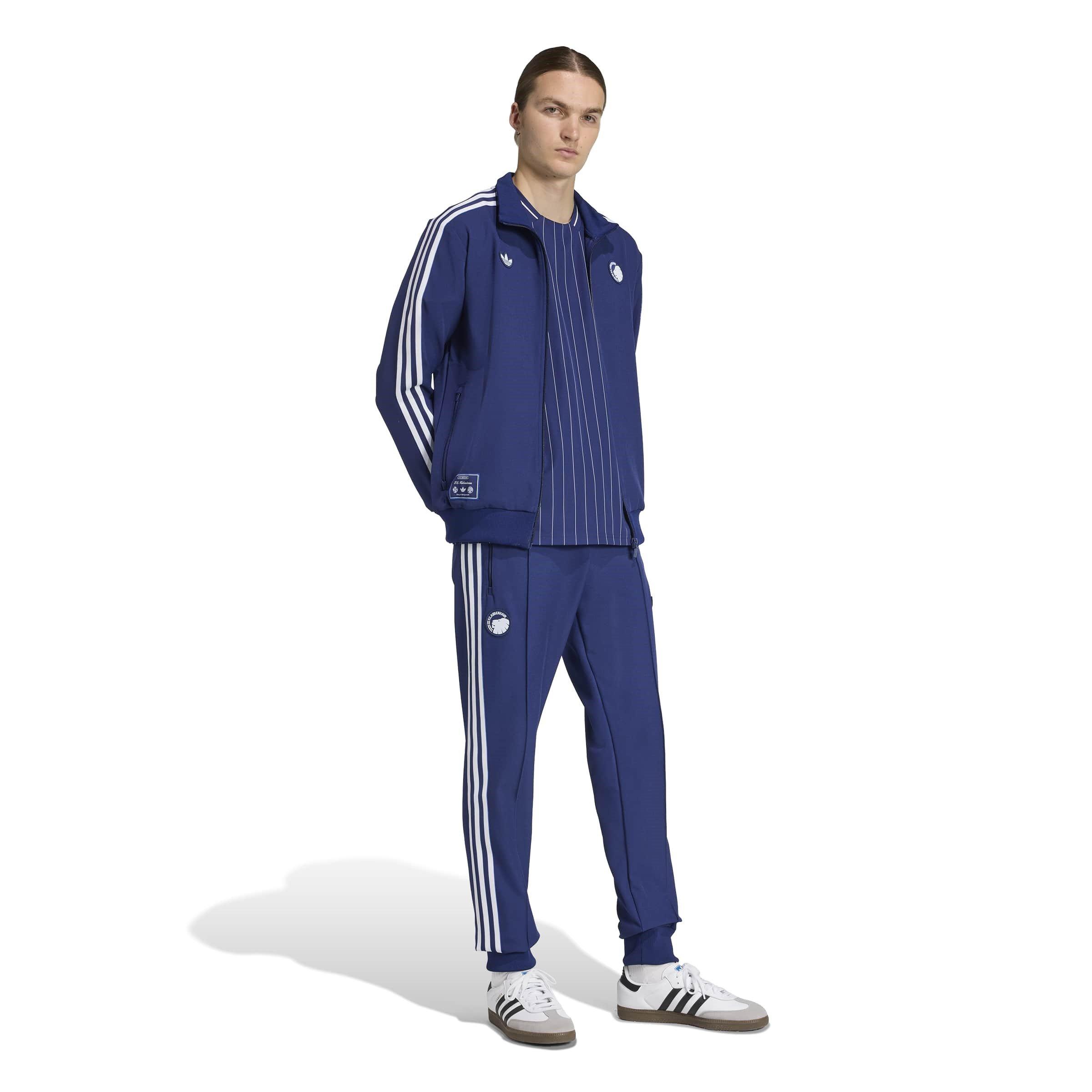 Blu - adidas - Copenhagen Originals Tracksuit Jacket Mens - 6
