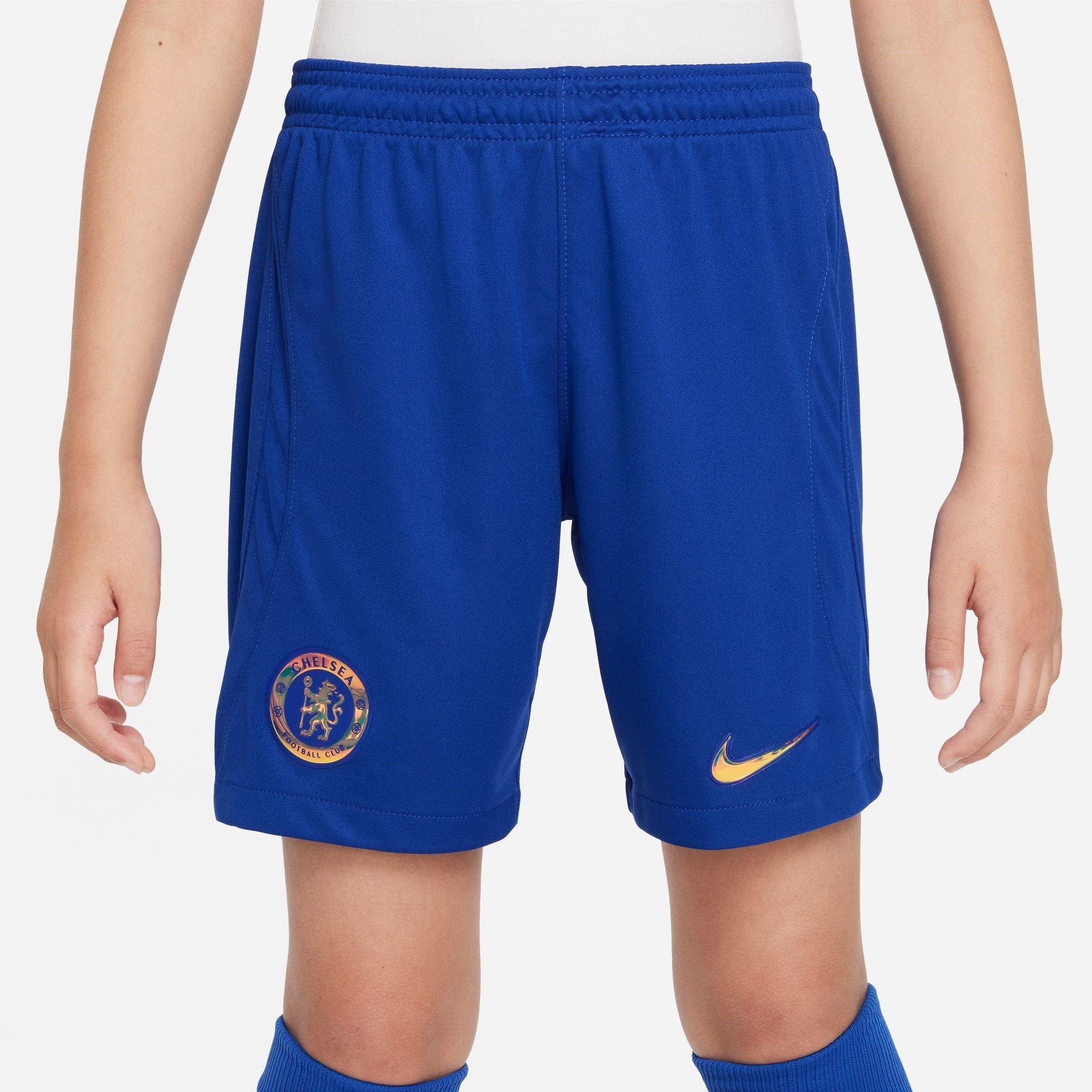 Blau/Gold - Nike - Chelsea Home Shorts 2023 2024 Juniors - 1