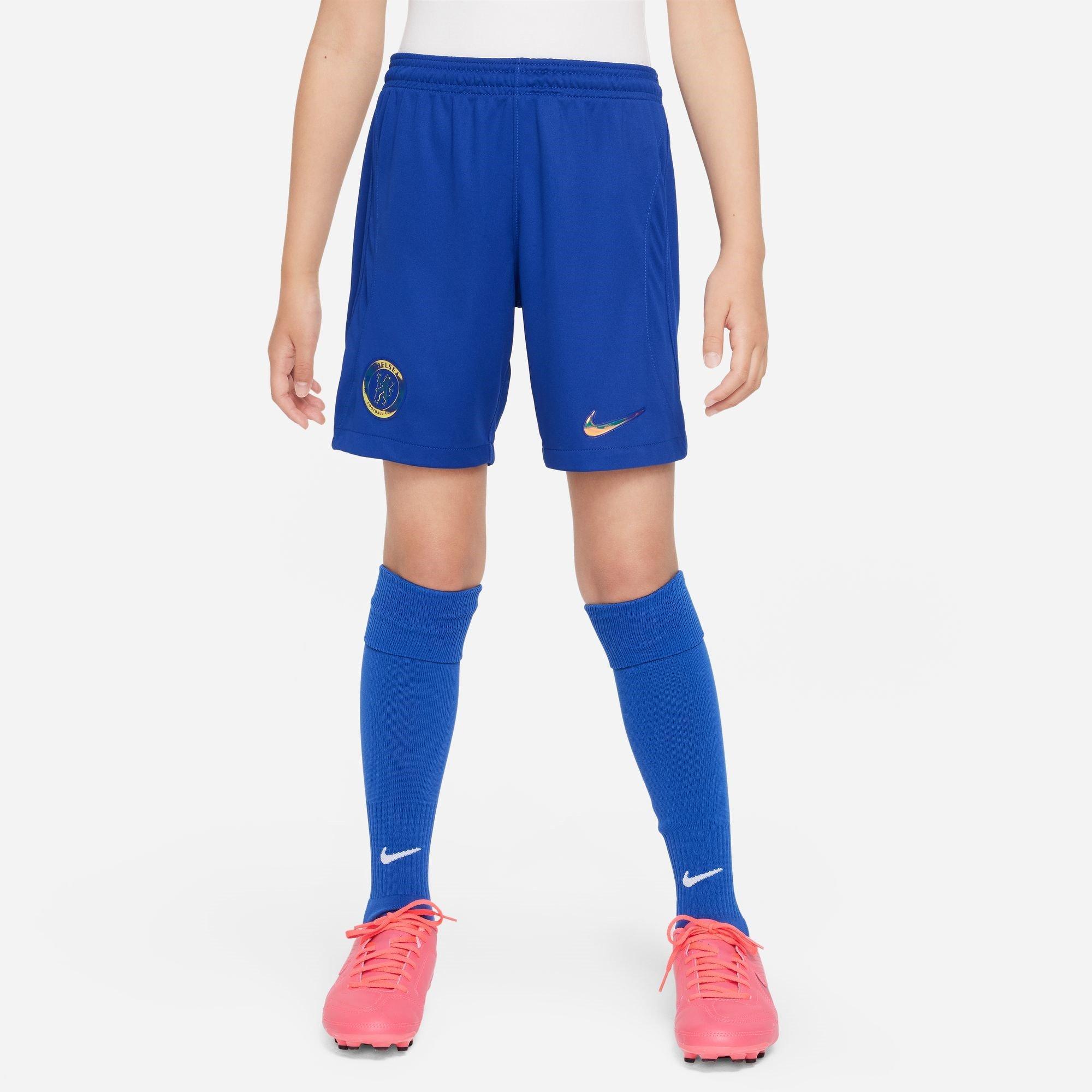 Blau/Gold - Nike - Chelsea Home Shorts 2023 2024 Juniors - 3