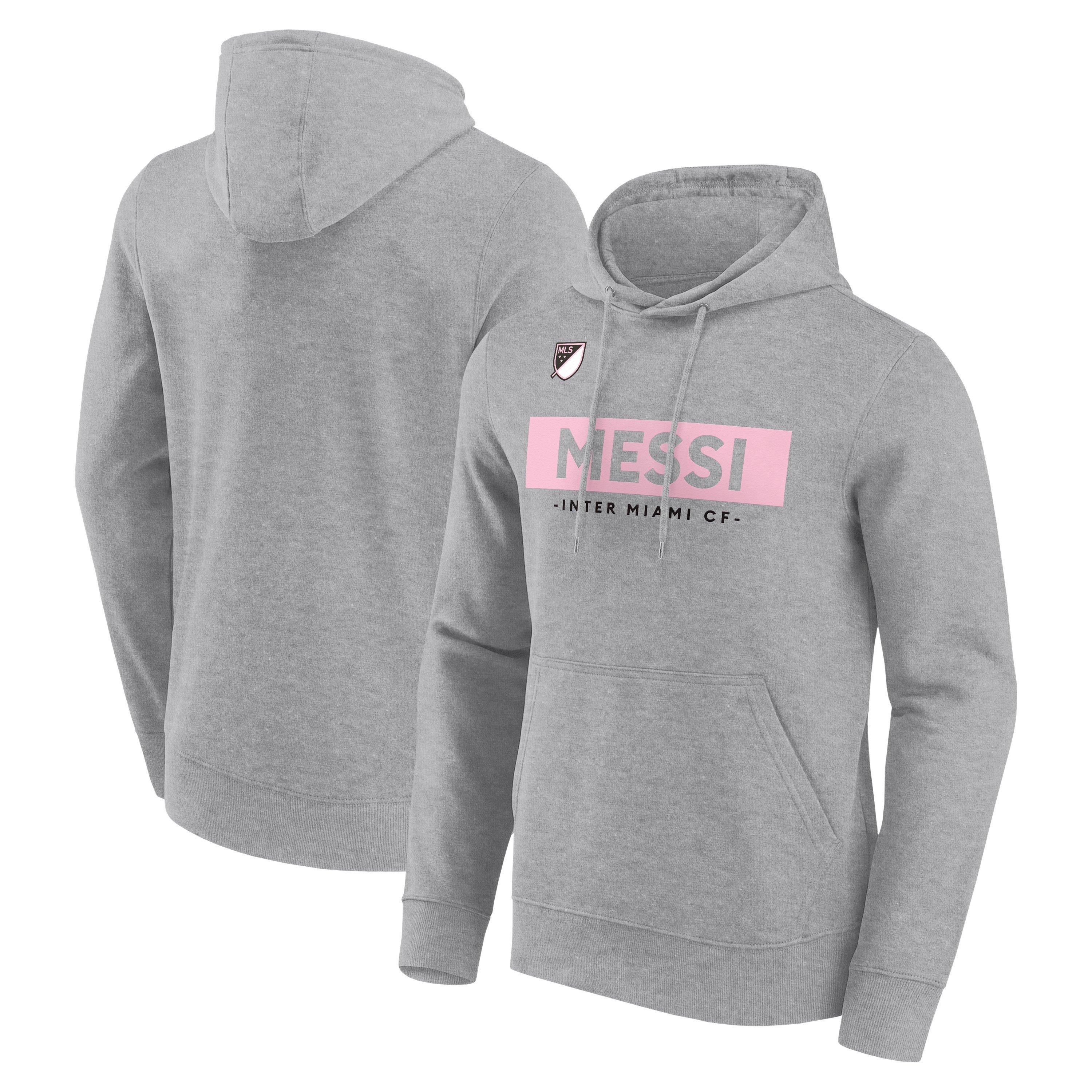 Sportgrau - MLS - Messi Inter Miami Hoodie Mens - 3