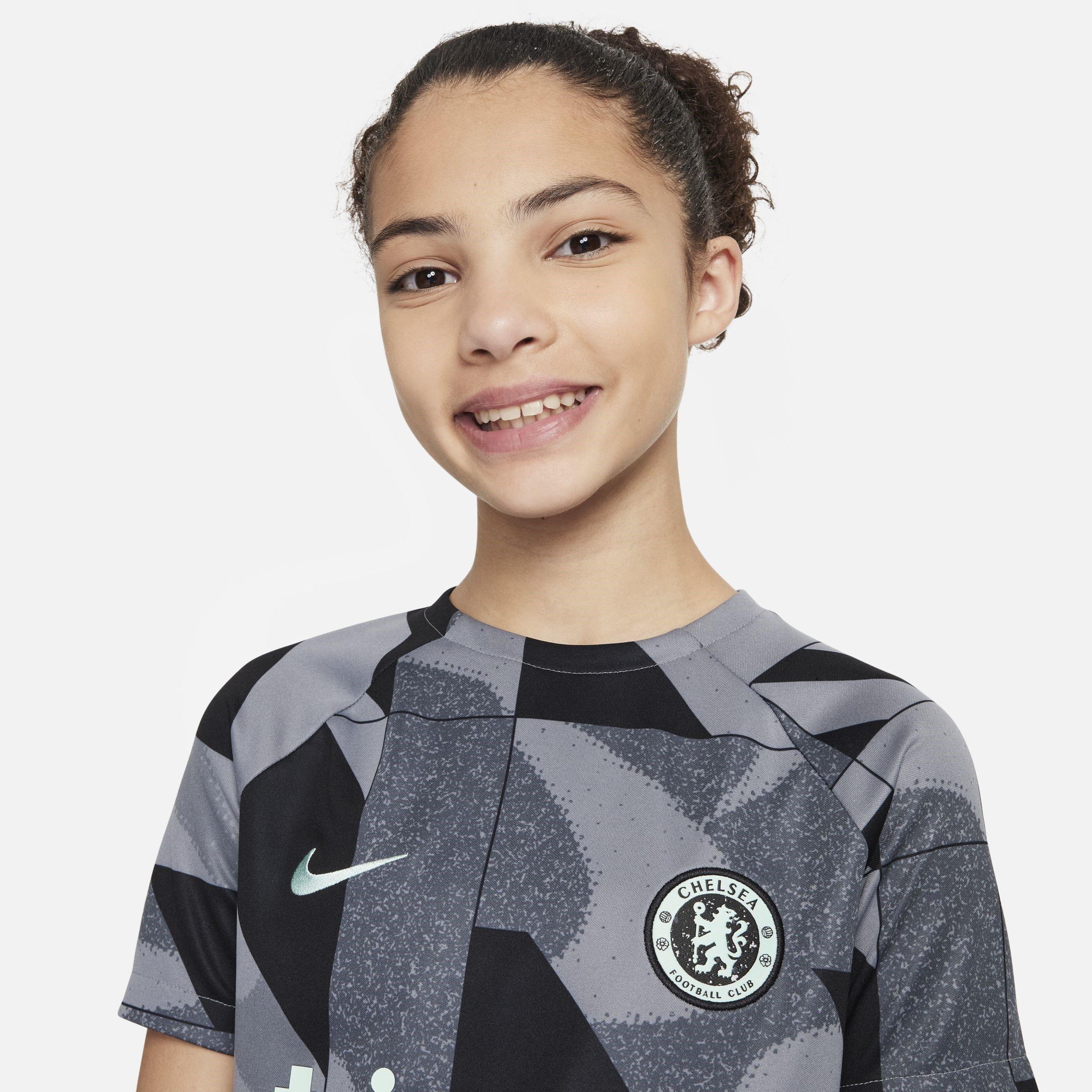 Cinzento/Menta - Nike - Chelsea FC Academy Pro Third Shirt 2023/2024 Juniors - 3