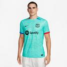Aqua/Noir - Nike - Barcelona Third Shirt 2023 2024 Adults - 3
