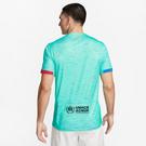 Aqua/Noir - Nike - Barcelona Third Shirt 2023 2024 Adults - 4