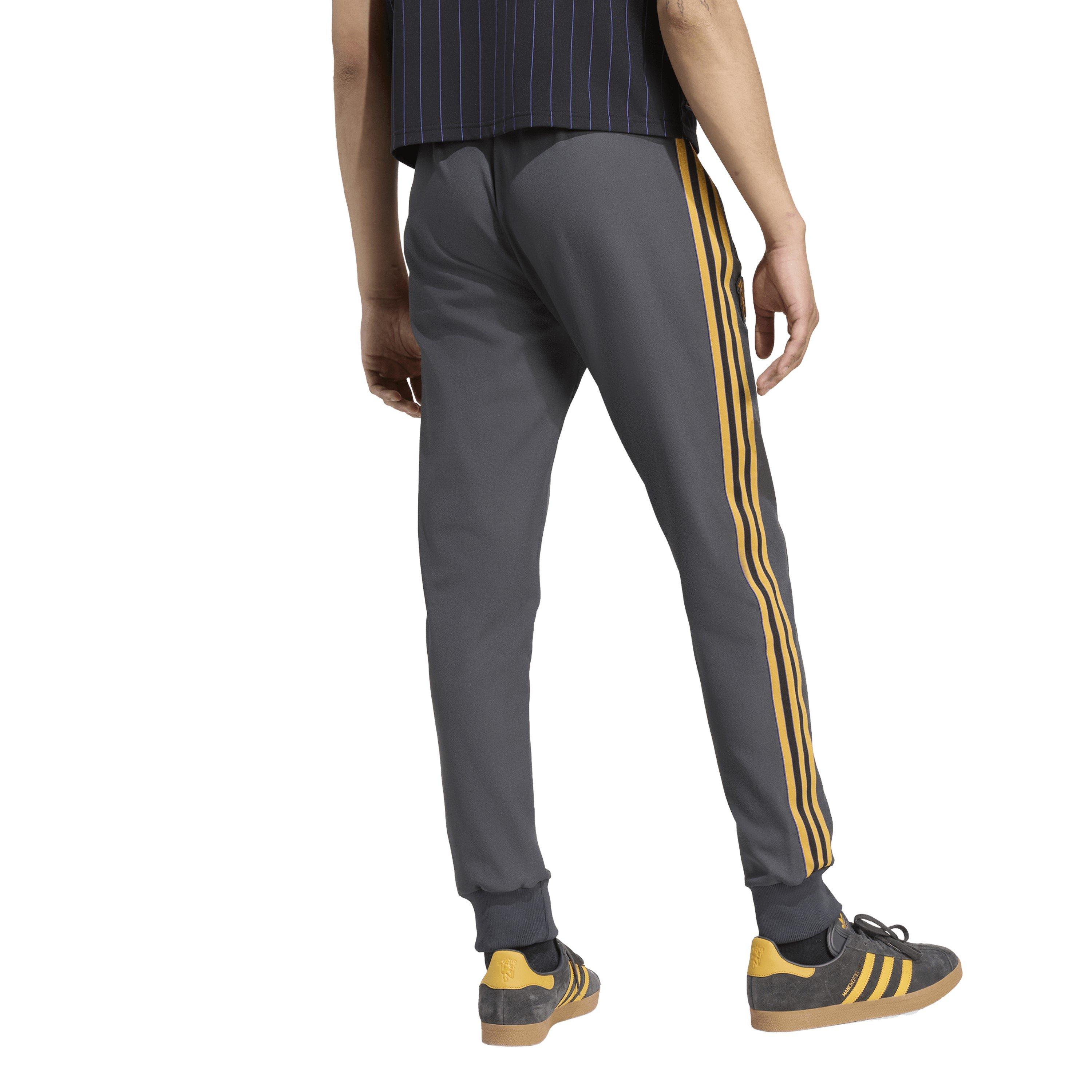 Black - adidas - Manchester United Icons Tracksuit Bottoms Mens - 3