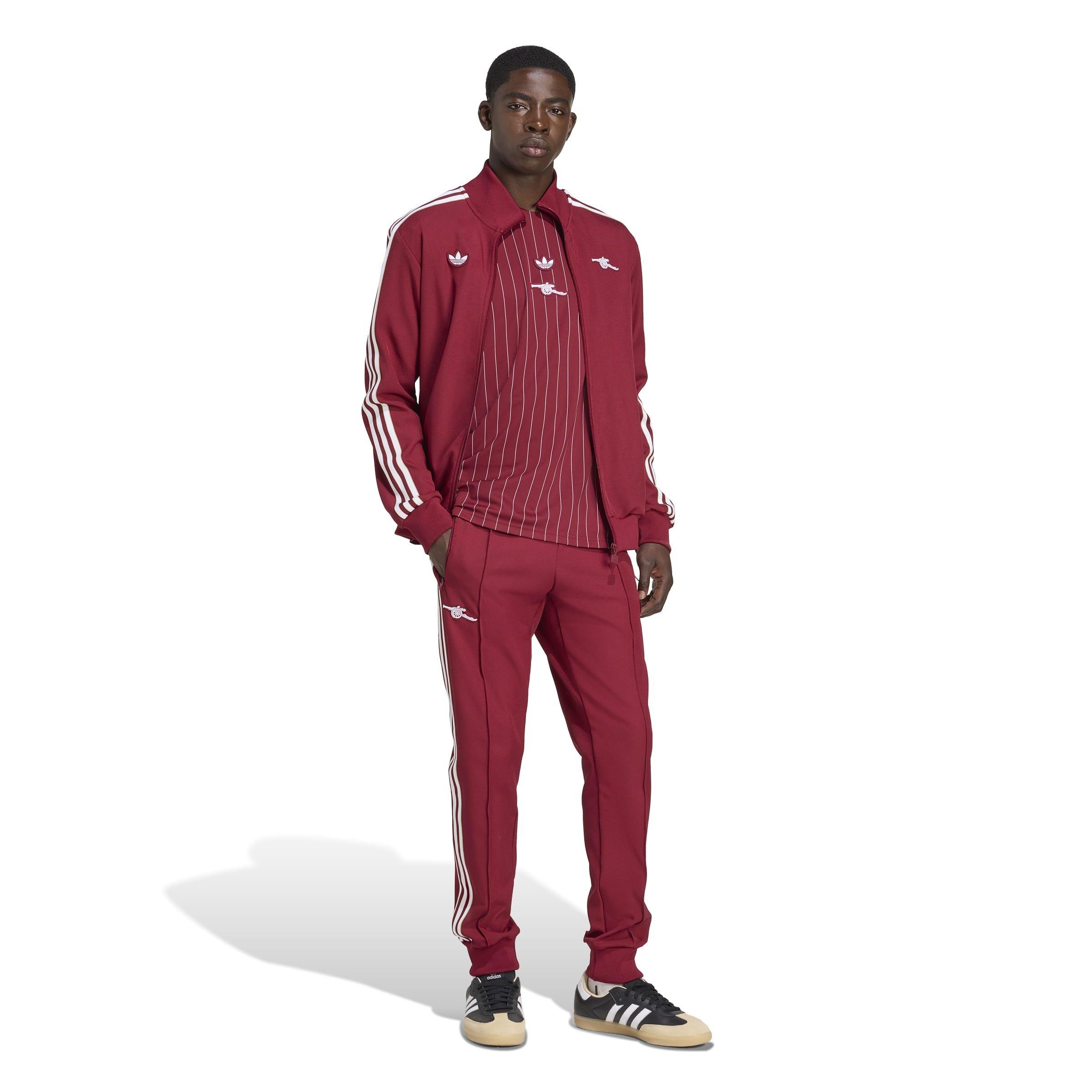 Red - adidas - Arsenal Icons Tracksuit Bottoms Mens - 4