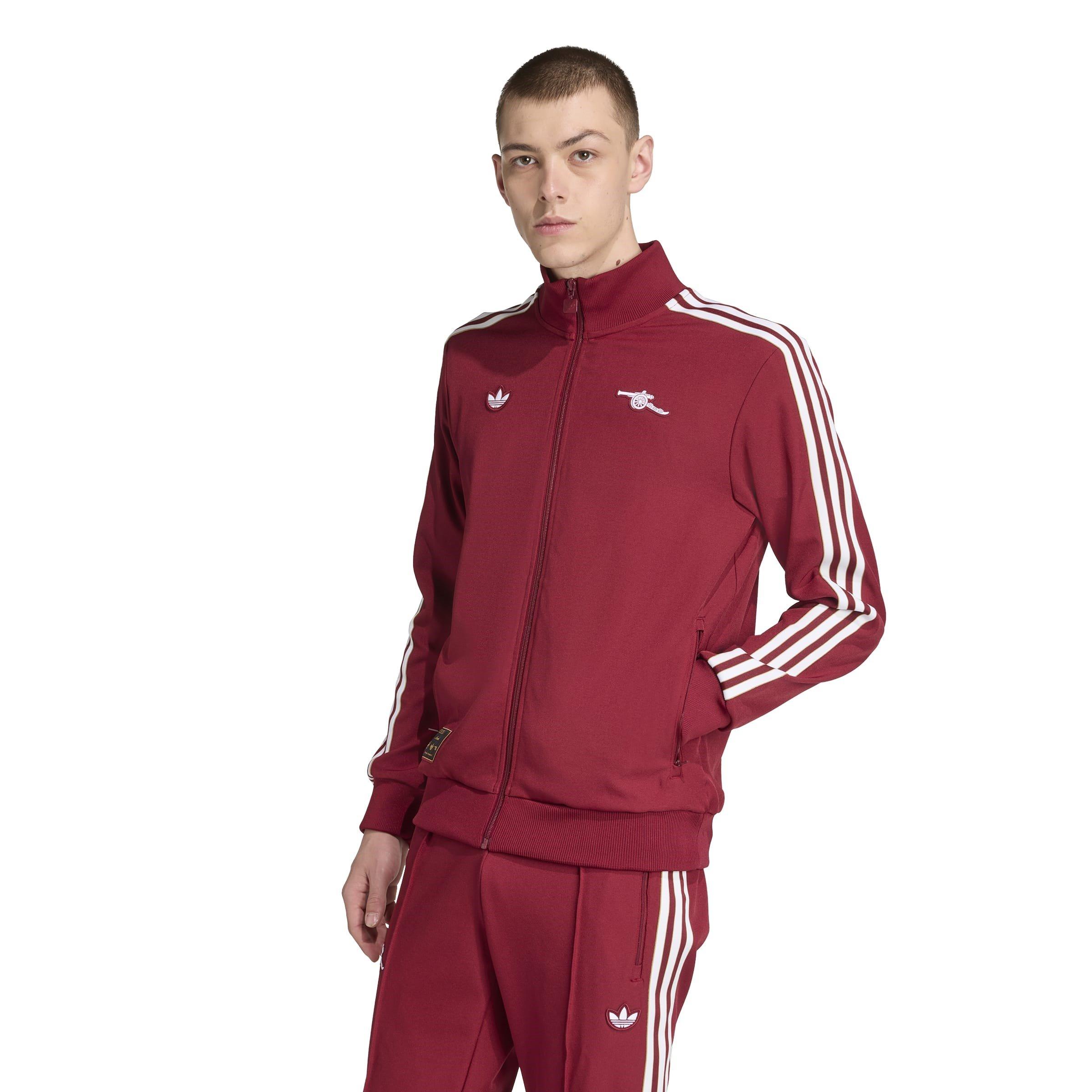 Red - adidas - Arsenal Icons Tracksuit Top Mens - 2