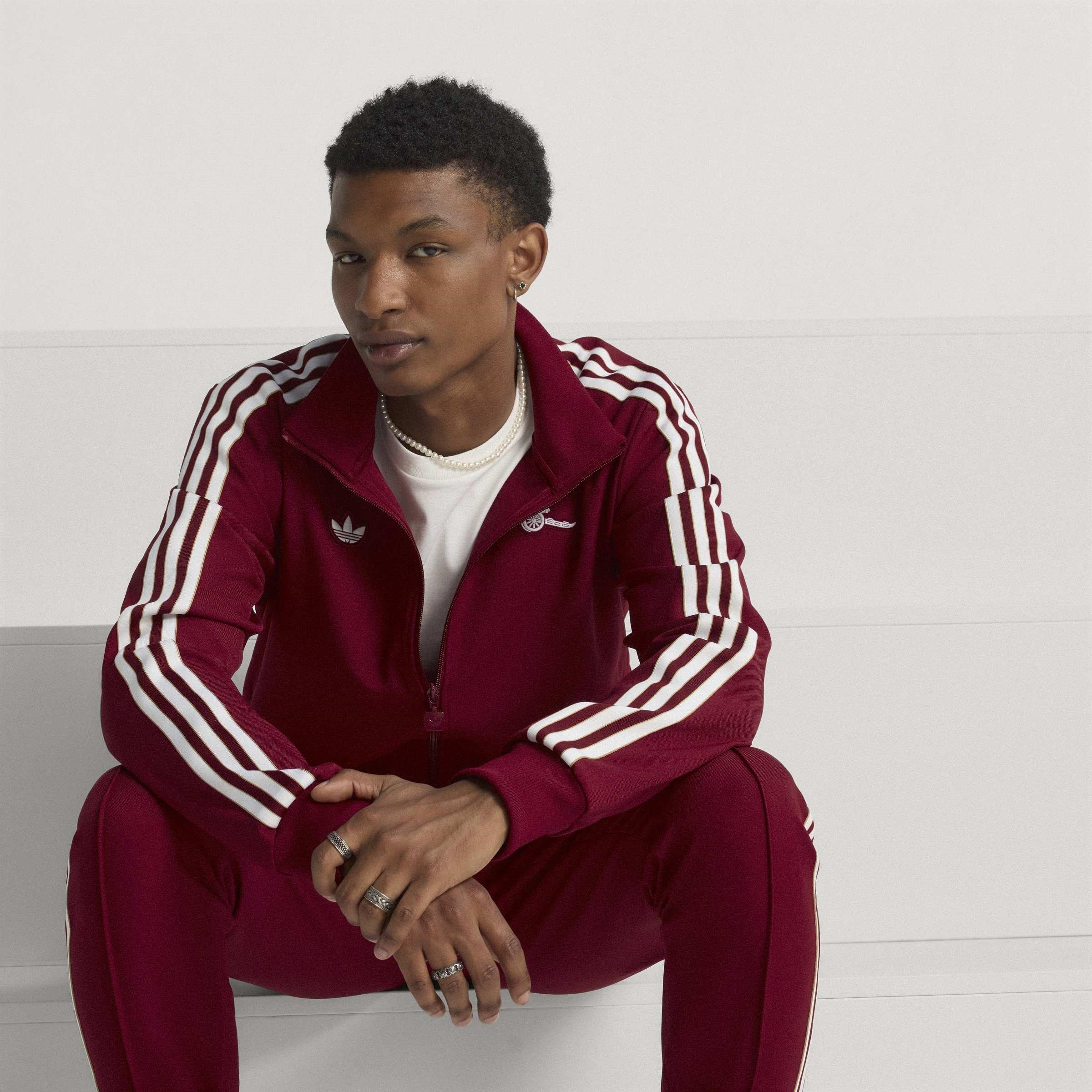 Red - adidas - Arsenal Icons Tracksuit Top Mens - 11