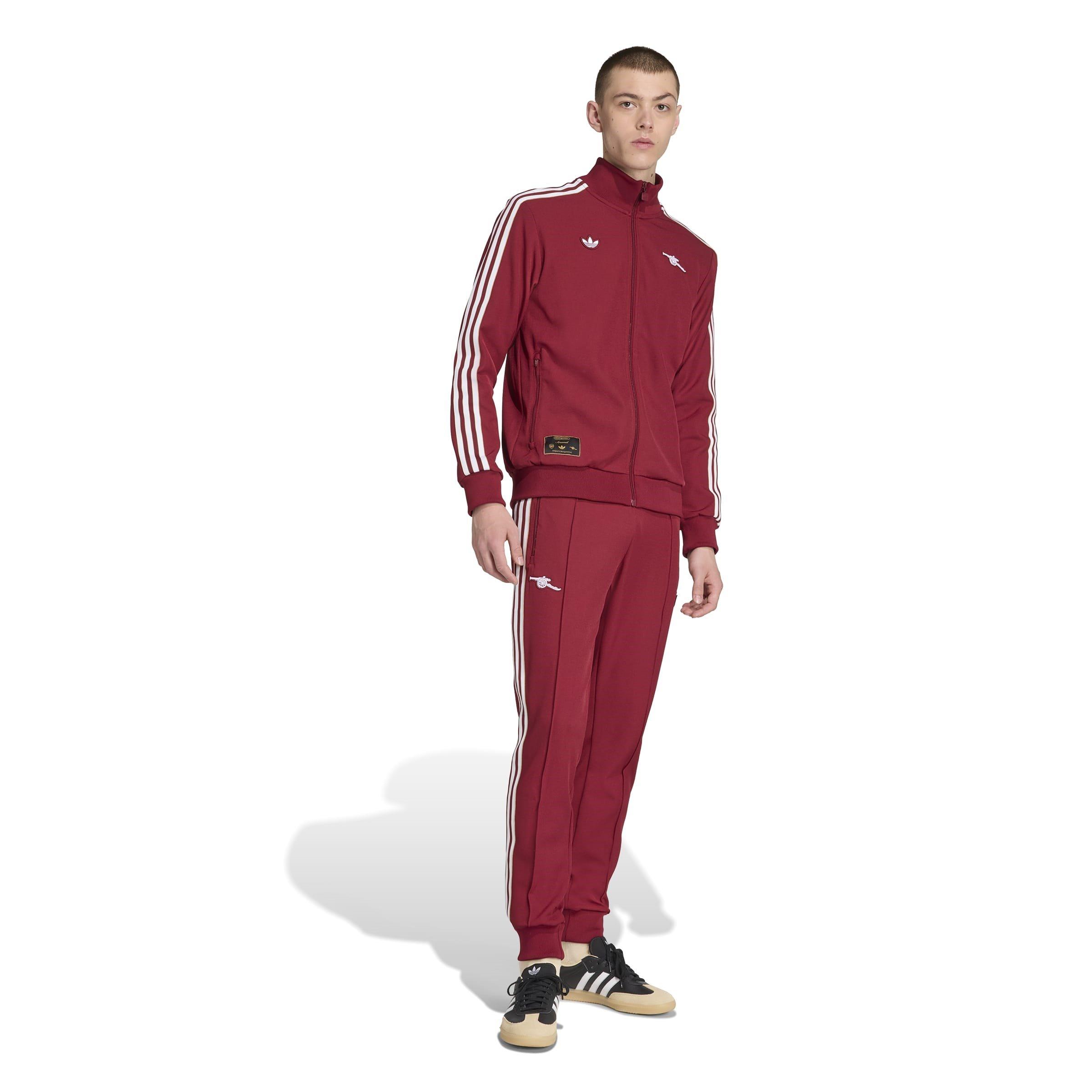 Red - adidas - Arsenal Icons Tracksuit Top Mens - 4