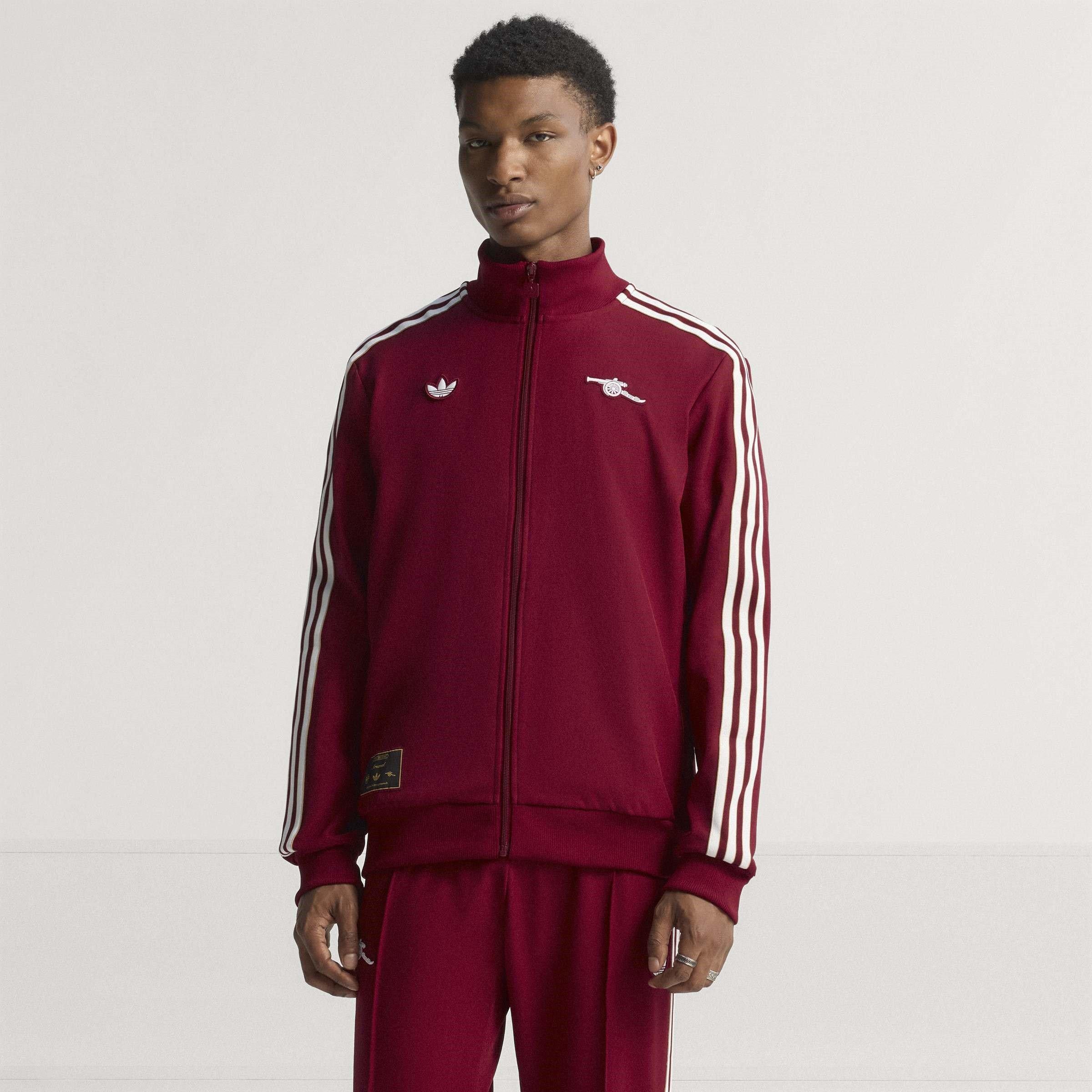 Red - adidas - Arsenal Icons Tracksuit Top Mens - 8