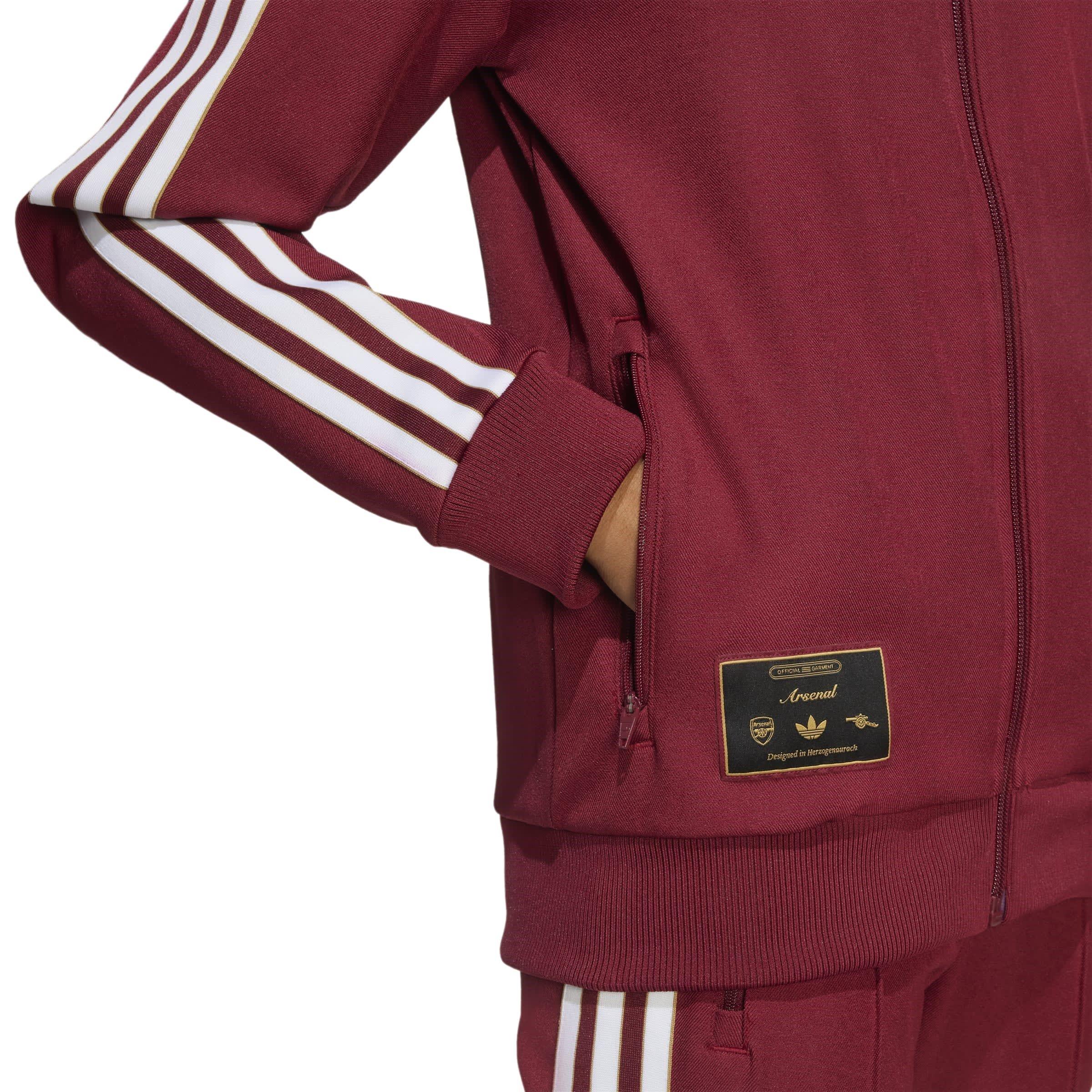 Red - adidas - Arsenal Icons Tracksuit Top Juniors - 8