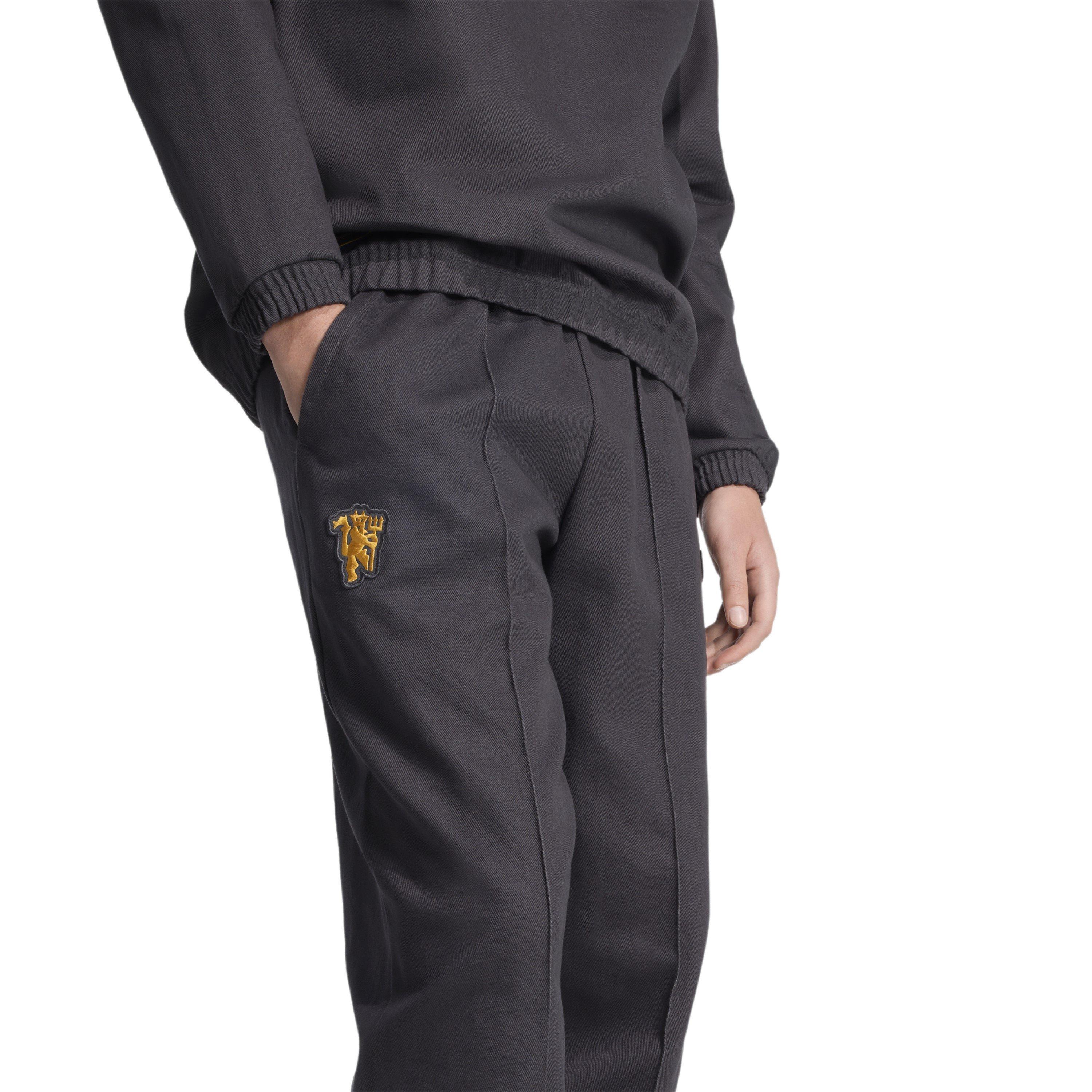 Black - adidas - Manchester United Icons Drill Tracksuit Bottoms Mens - 5
