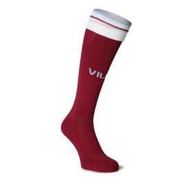 Castore Aston Villa Pro Home Sock 2023 2024 Junior