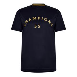 Castore Rangers Champions 55 T-Shirt Mens