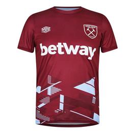 Umbro West Ham Unitd Warm Up Jersey 2023 2024 Adults