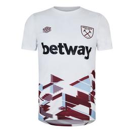 Umbro West Ham Unitd Warm Up Jersey 2023 2024 Adults