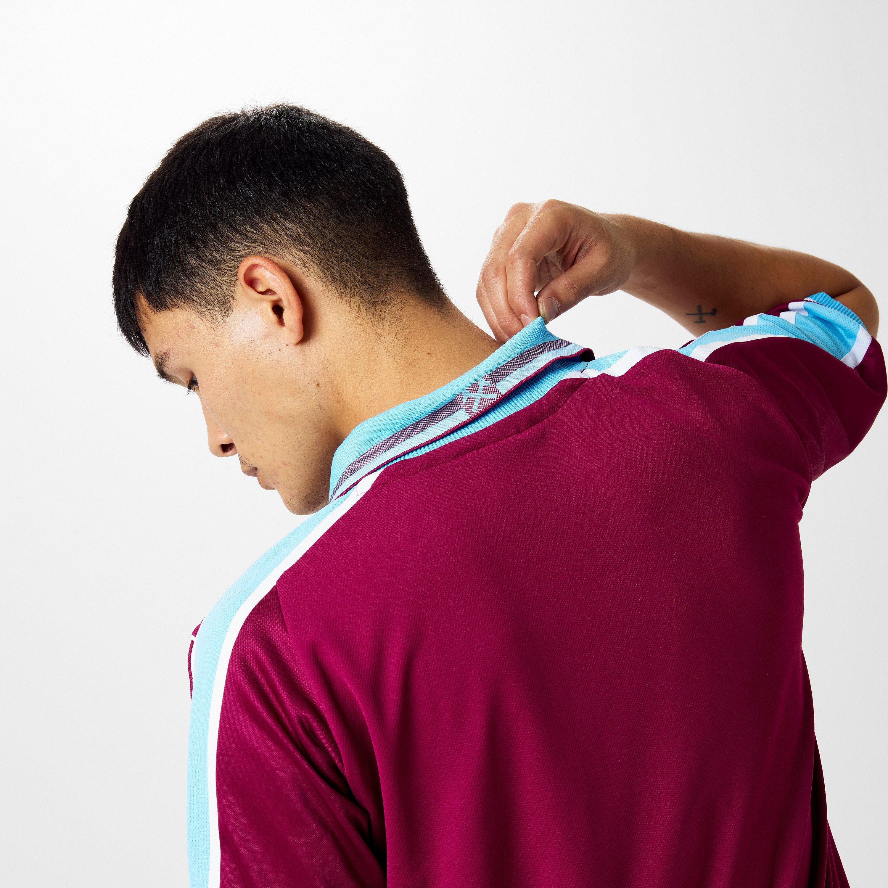 Claret - Score Draw - West Ham United 2000 Home Retro Football Shirt - 5