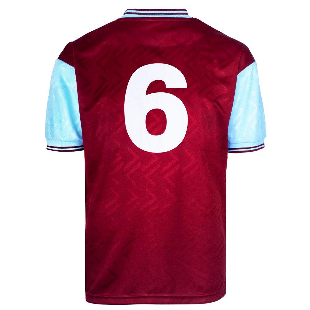 Claret - Score Draw - West Ham United '94 Home Retro Football Shirt - 2
