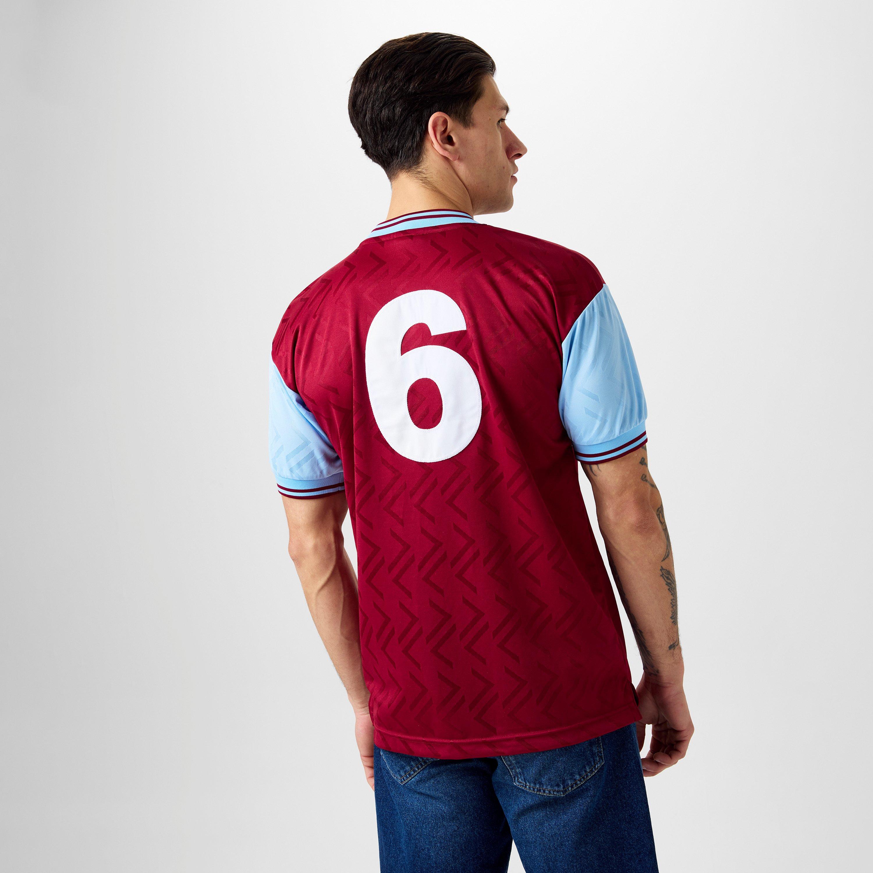 Claret - Score Draw - West Ham United '94 Home Retro Football Shirt - 4