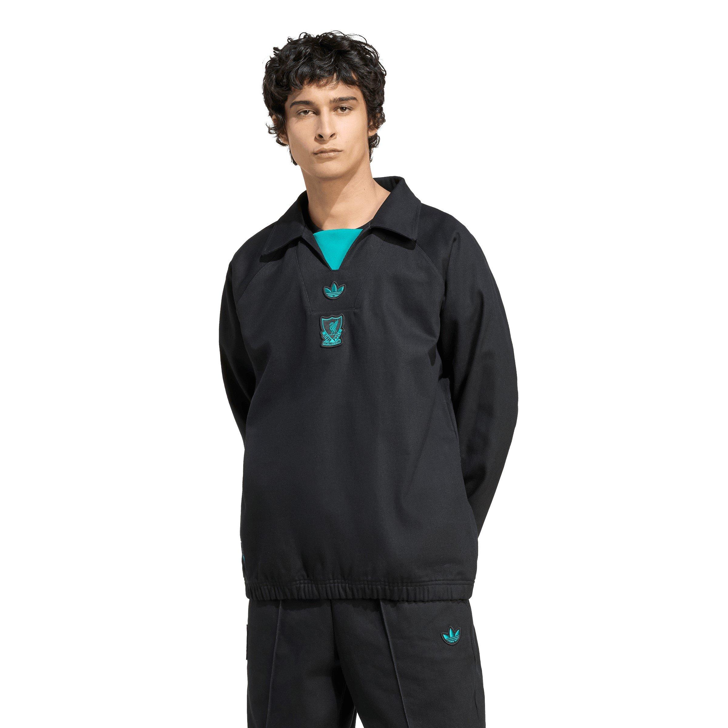 Black - adidas - Liverpool Icons Drill Top Mens - 2