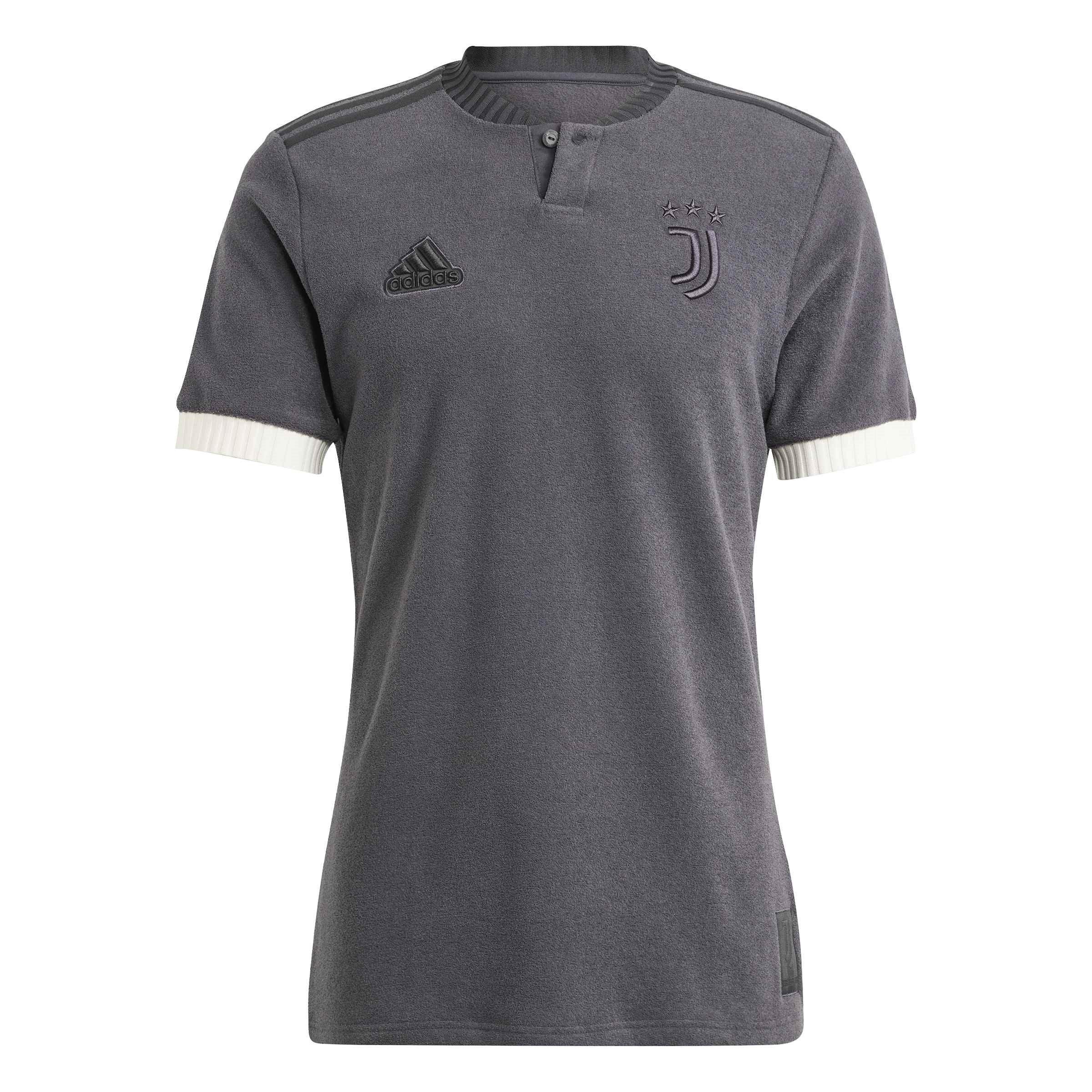 Adidas Men's Juventus Lifestyler Third Shirt 2023 2024 Adults - Grey - S