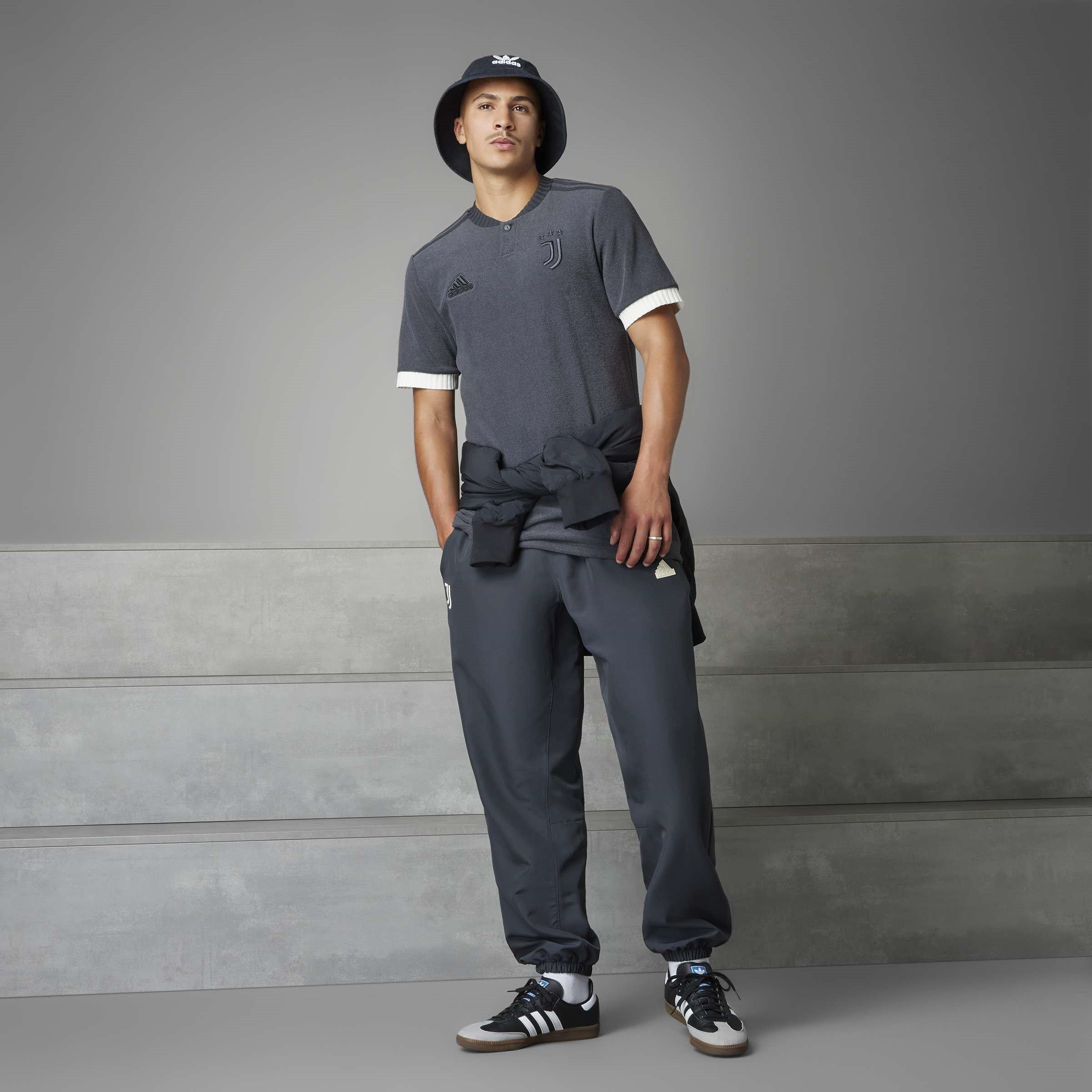 Grey - adidas - Juventus Lifestyler Third Shirt 2023 2024 Adults - 7