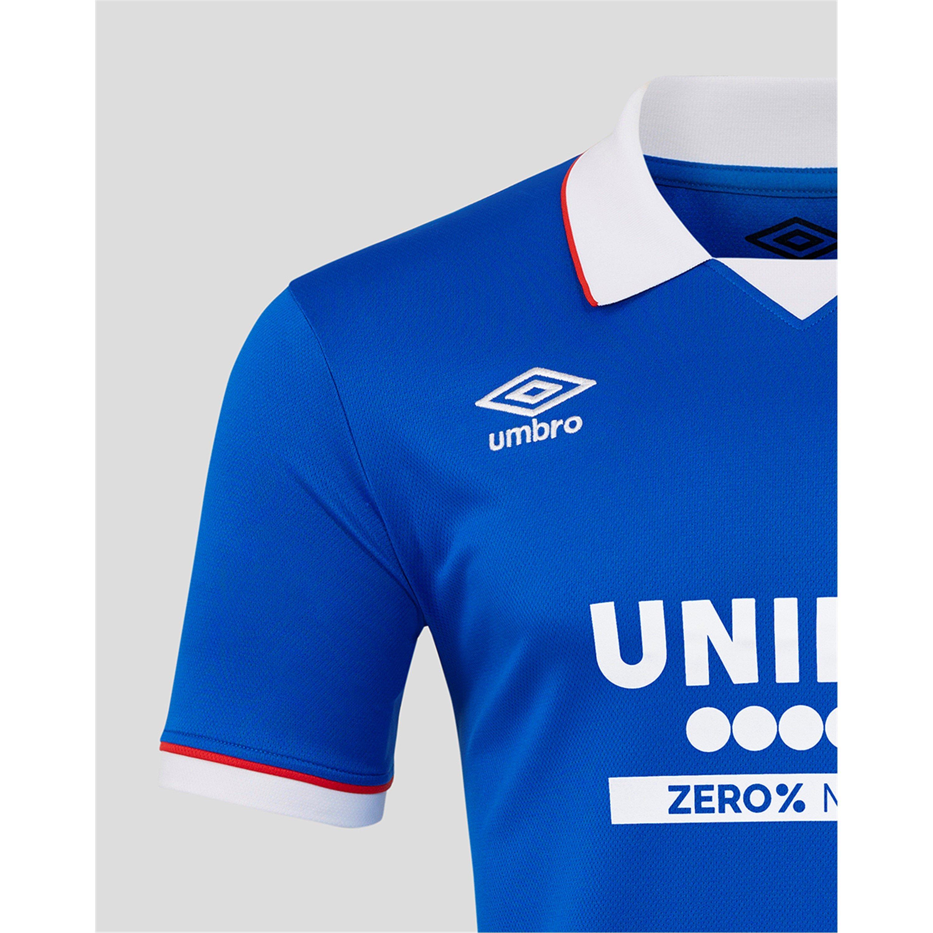 Lapis Blue - Umbro - Rangers Home Football Shirt 2025 2026 Adults - 4
