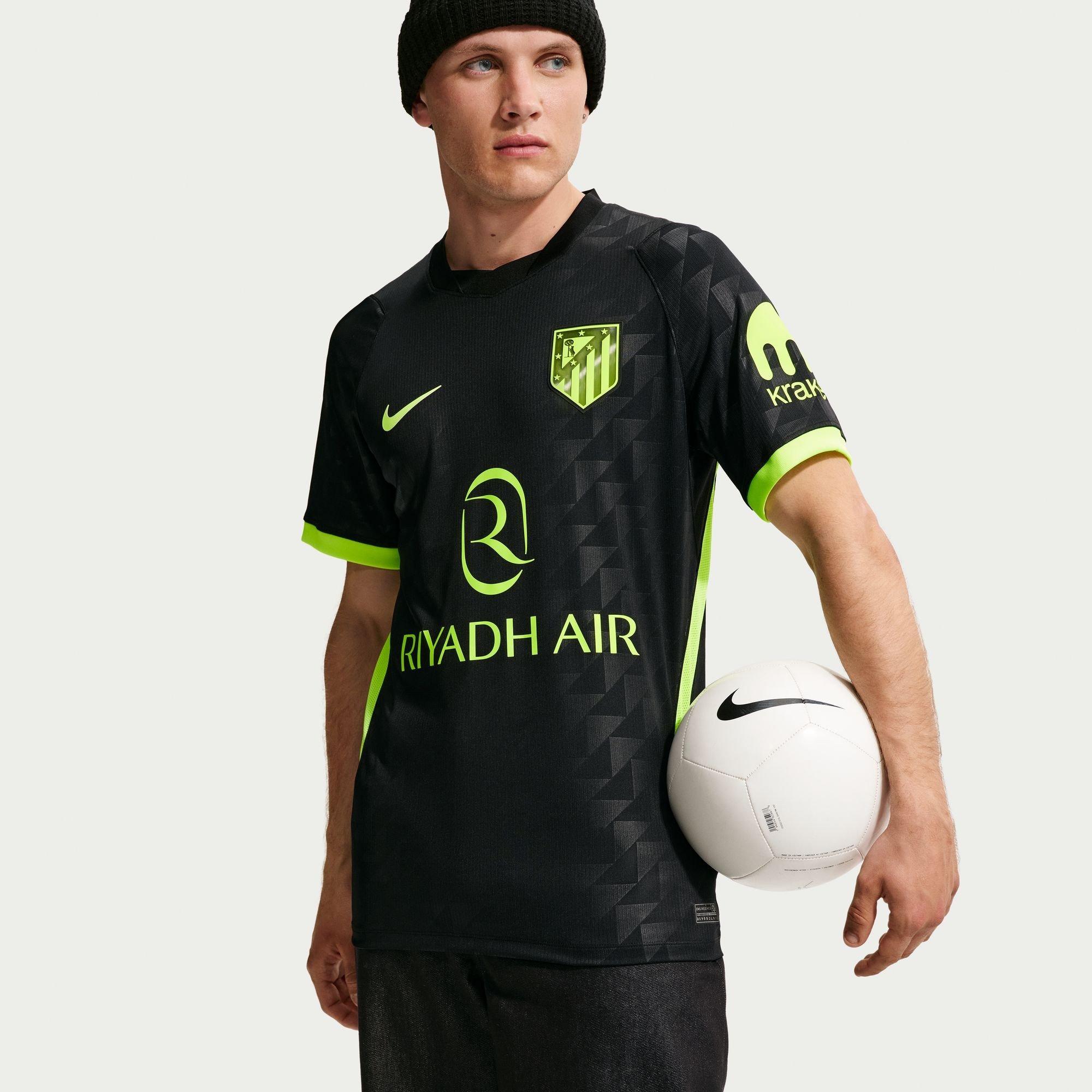 Black/Green - Nike - Atletico Madrid Away Shirt 2026/27 Mens - 3