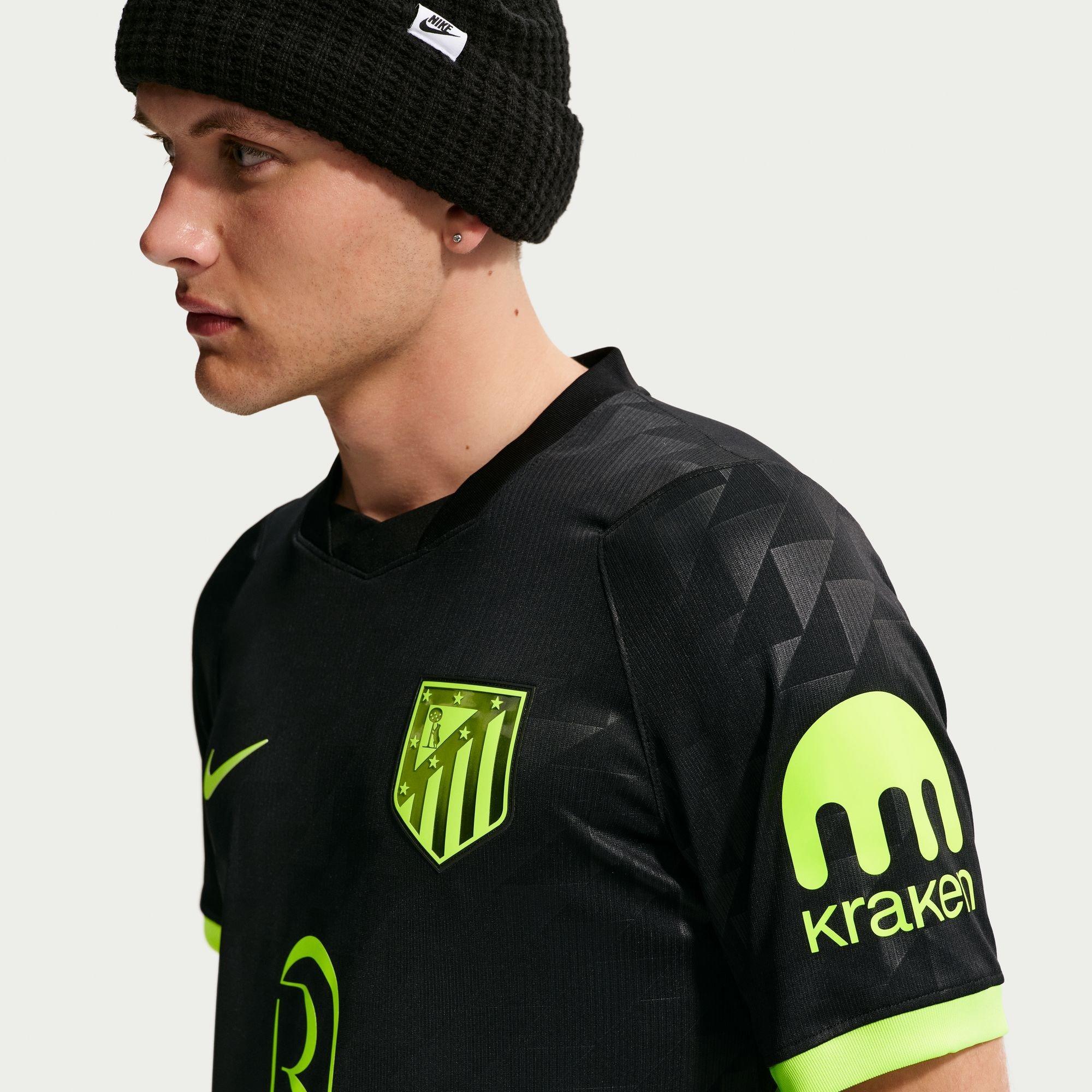 Black/Green - Nike - Atletico Madrid Away Shirt 2026/27 Mens - 5