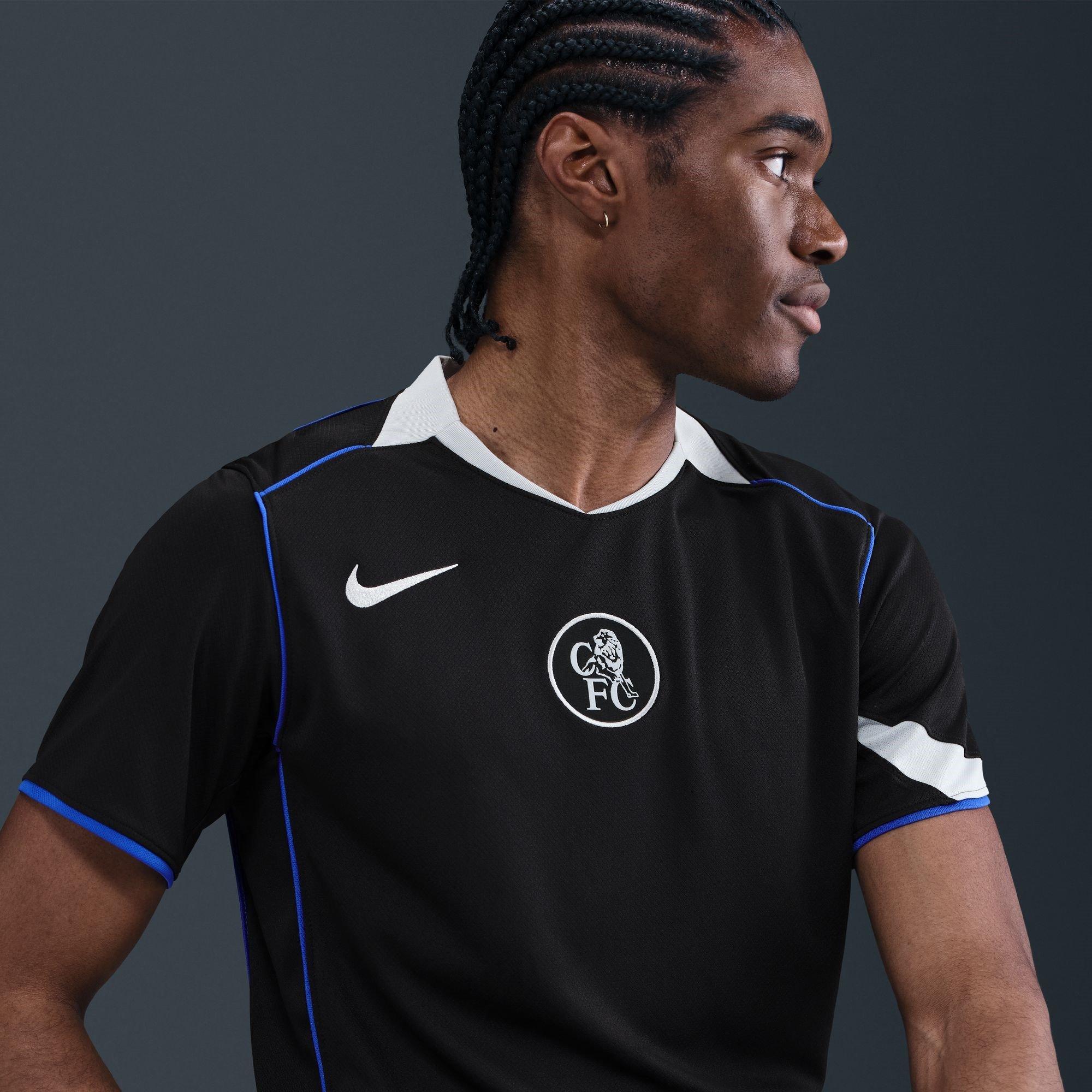Black/Silver - Nike - Chelsea Third Shirt 2025 2026 Adults - 6