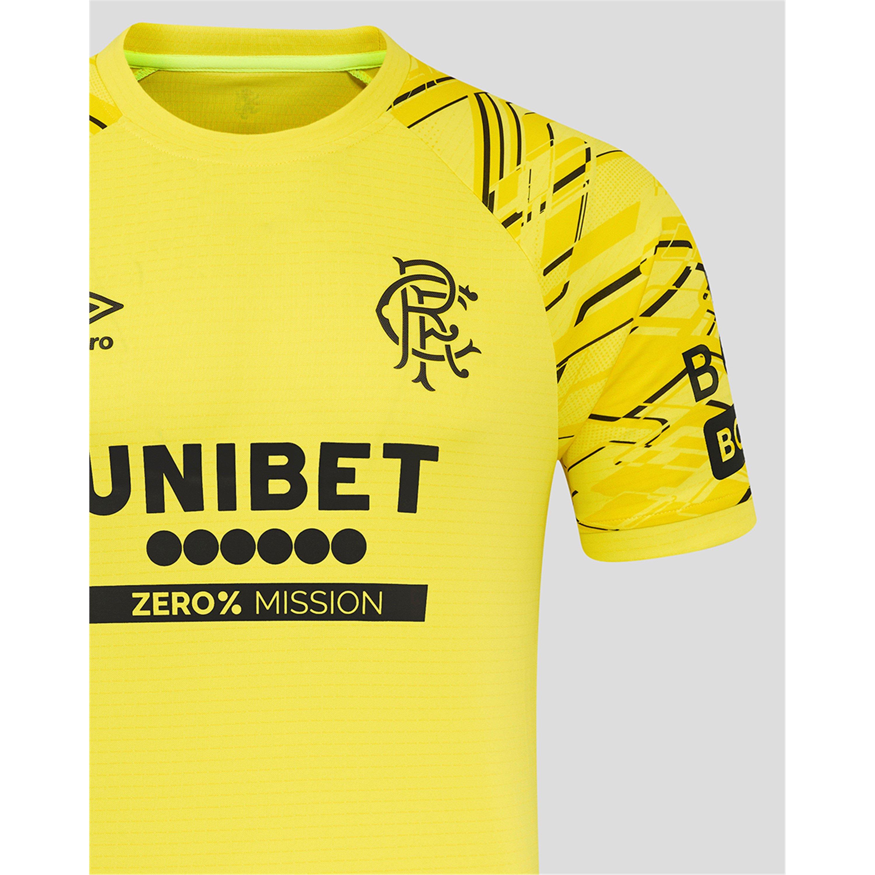 Yellow - Umbro - Rangers Goalkeepers Shirt 2025 2026 Mens - 5