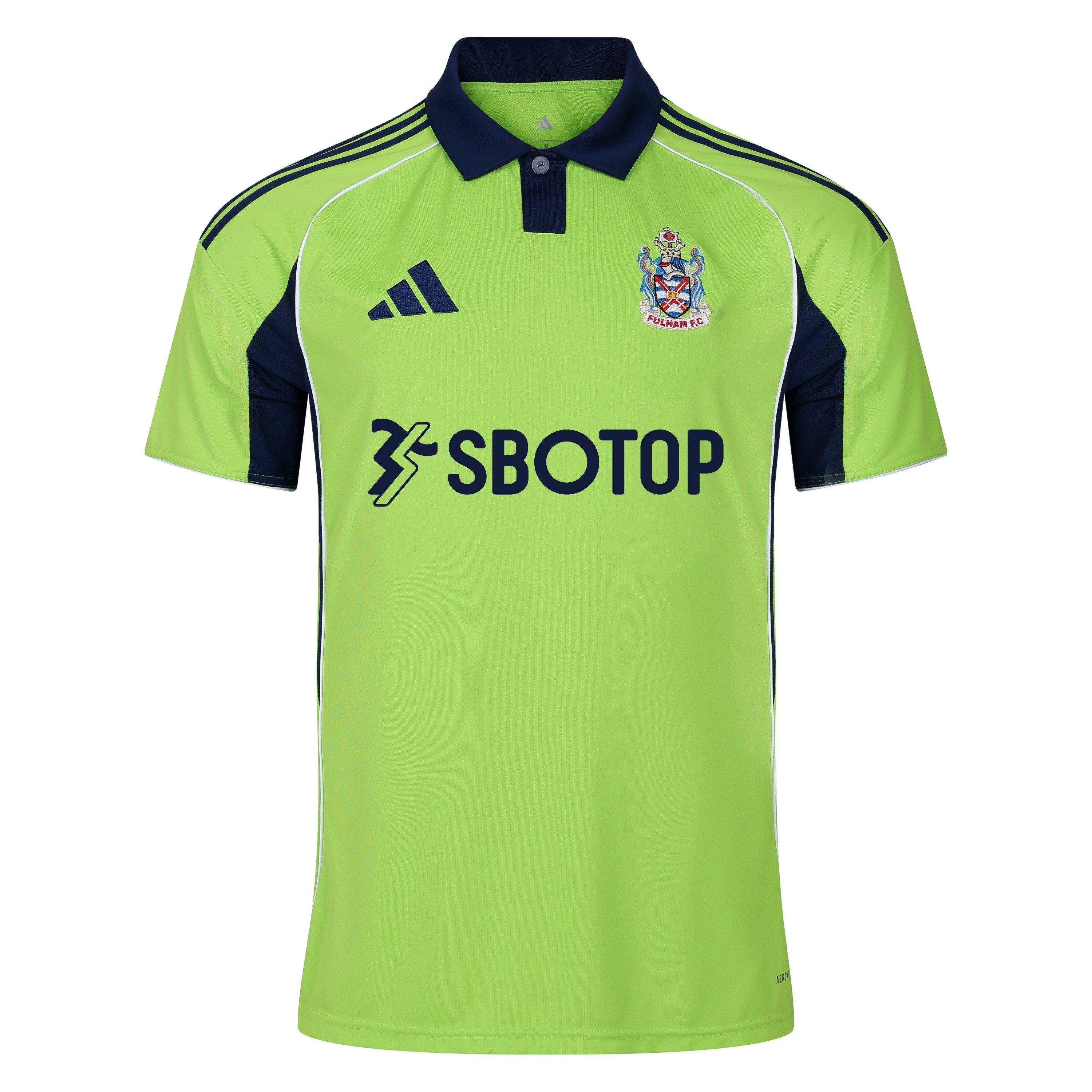 Green/Blue - adidas - Fulham Away Shirt 2025 2026 Adults - 1