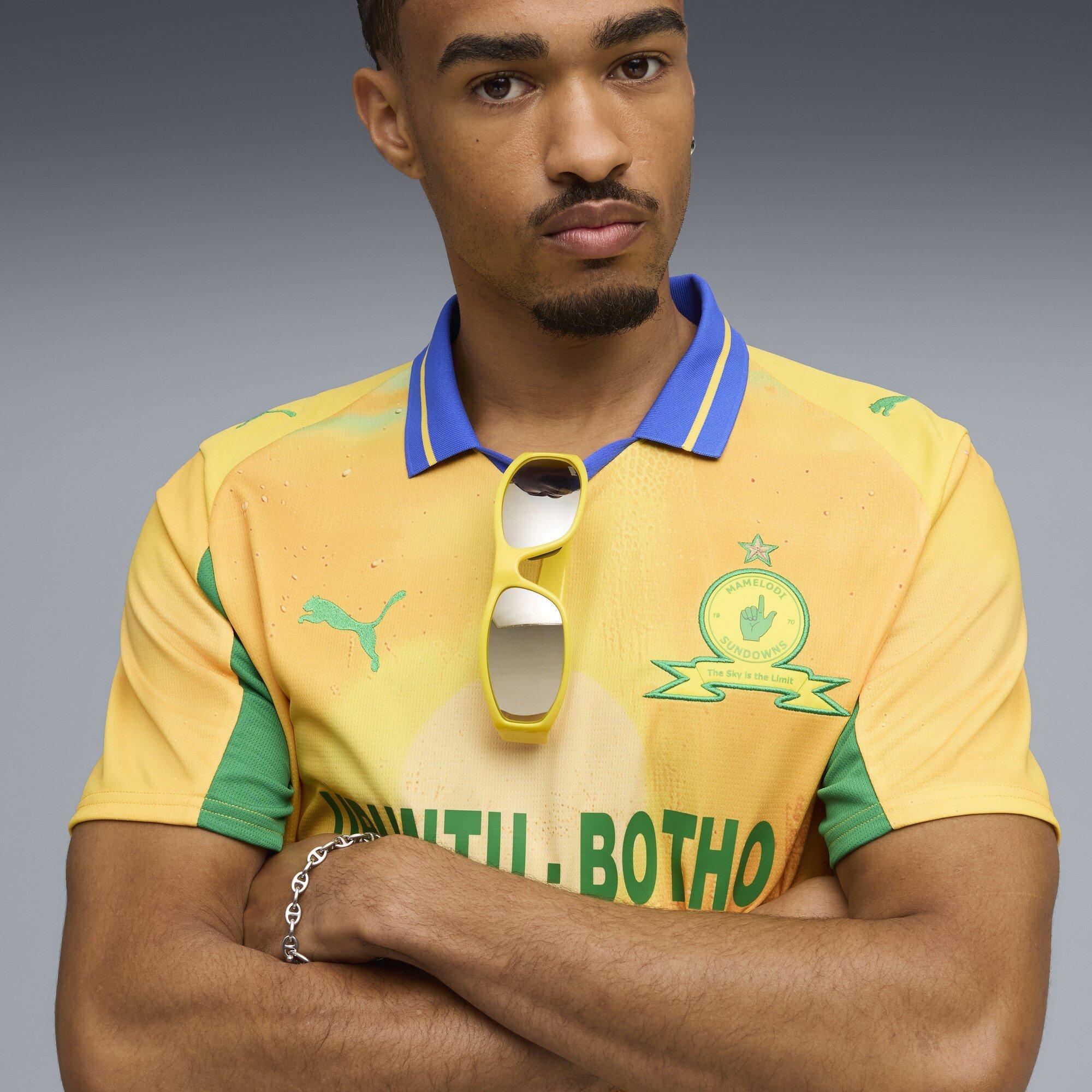 Yellow/Green - Puma - x KidsSuper Mamelodi Sundowns Home Shirt 2025 2026 Juniors - 5