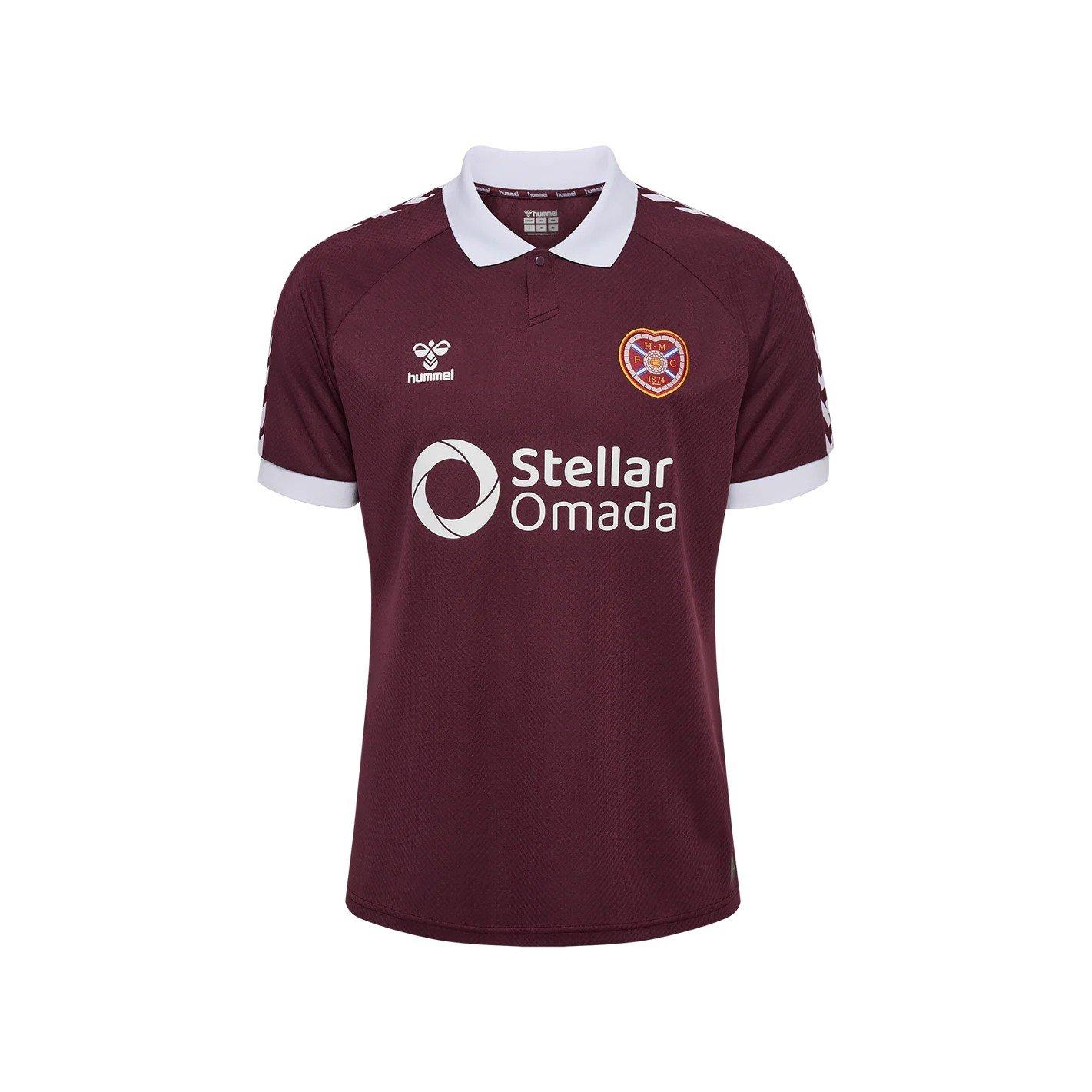 Maroon/White - Hummel - Hearts Home Shirt 2026/27 Mens - 1