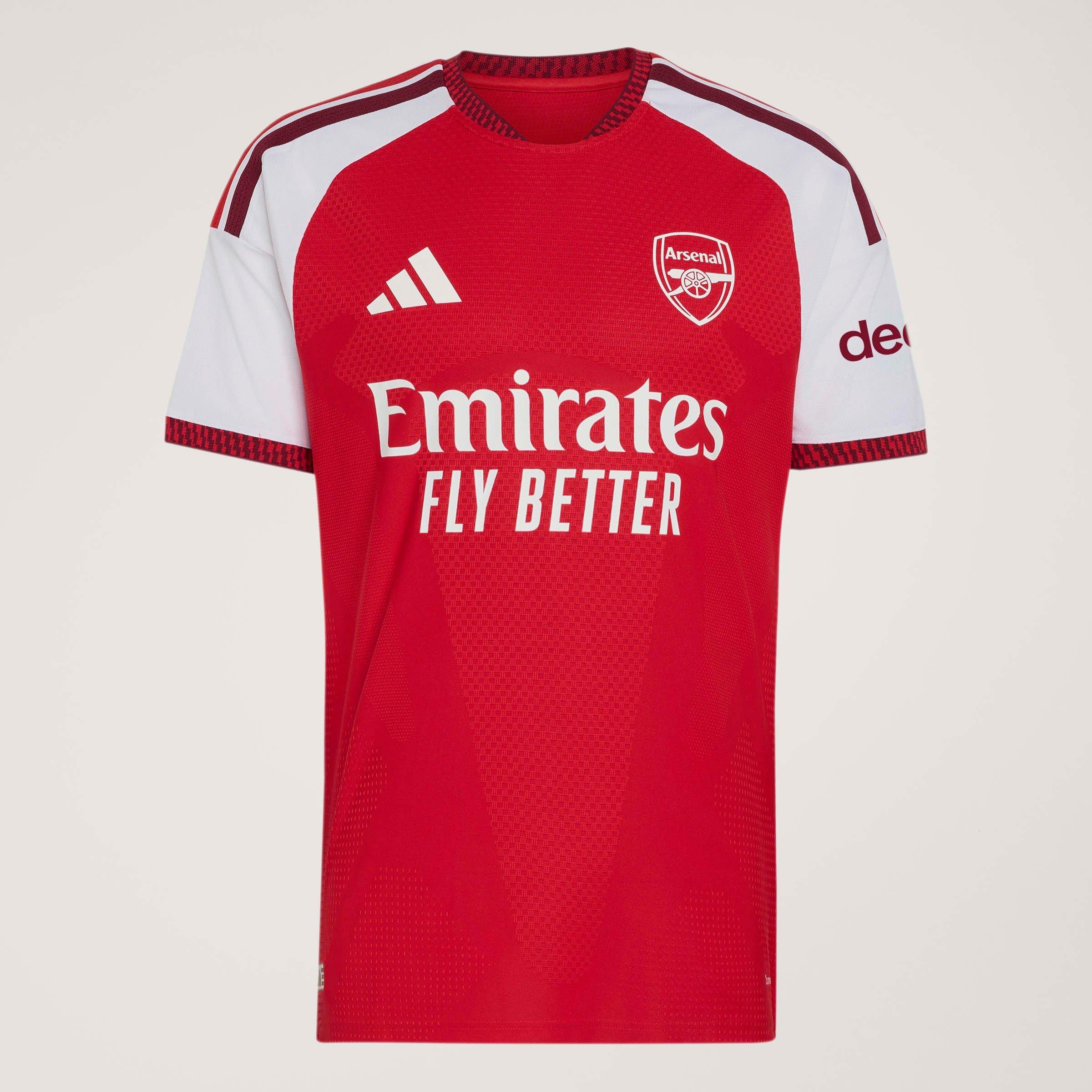 Rood/Wit - adidas - Arsenal 2026 2027 Authentic Home Shirt Mens - 11