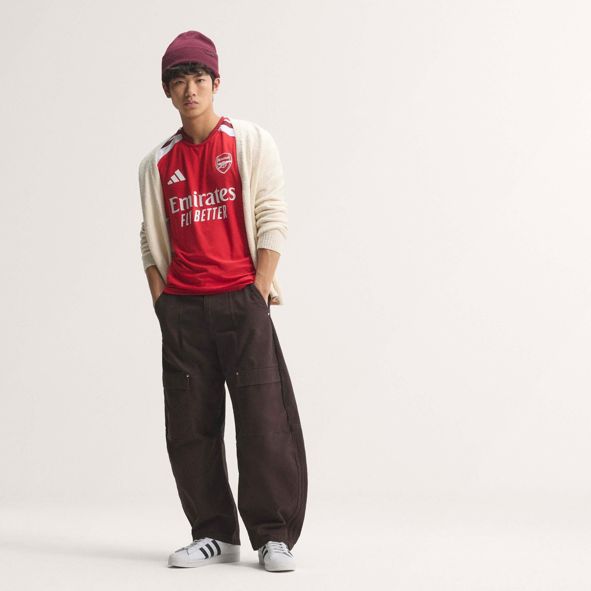 Rood/Wit - adidas - Arsenal 2026 2027 Authentic Home Shirt Mens - 13