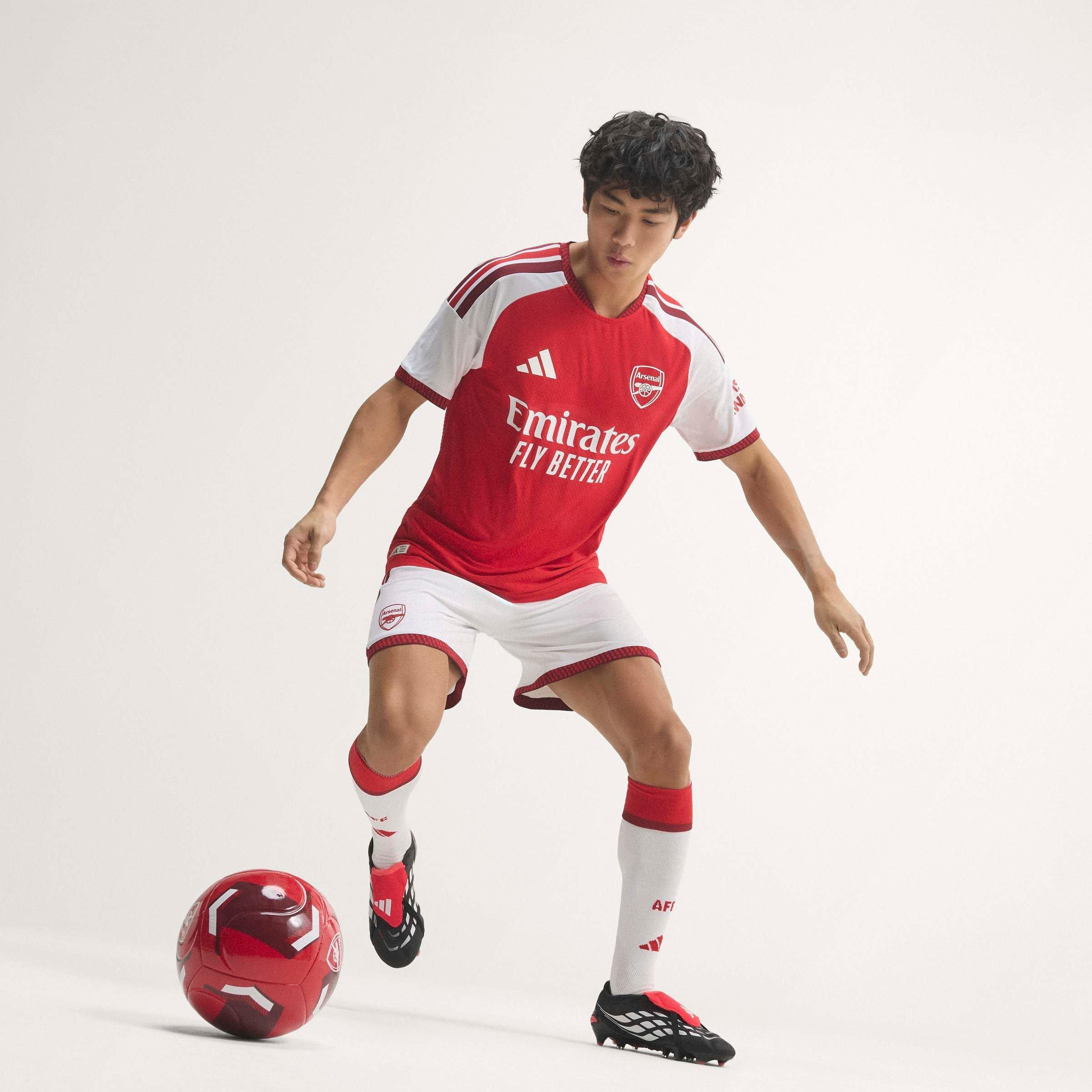 Rood/Wit - adidas - Arsenal 2026 2027 Authentic Home Shirt Mens - 16