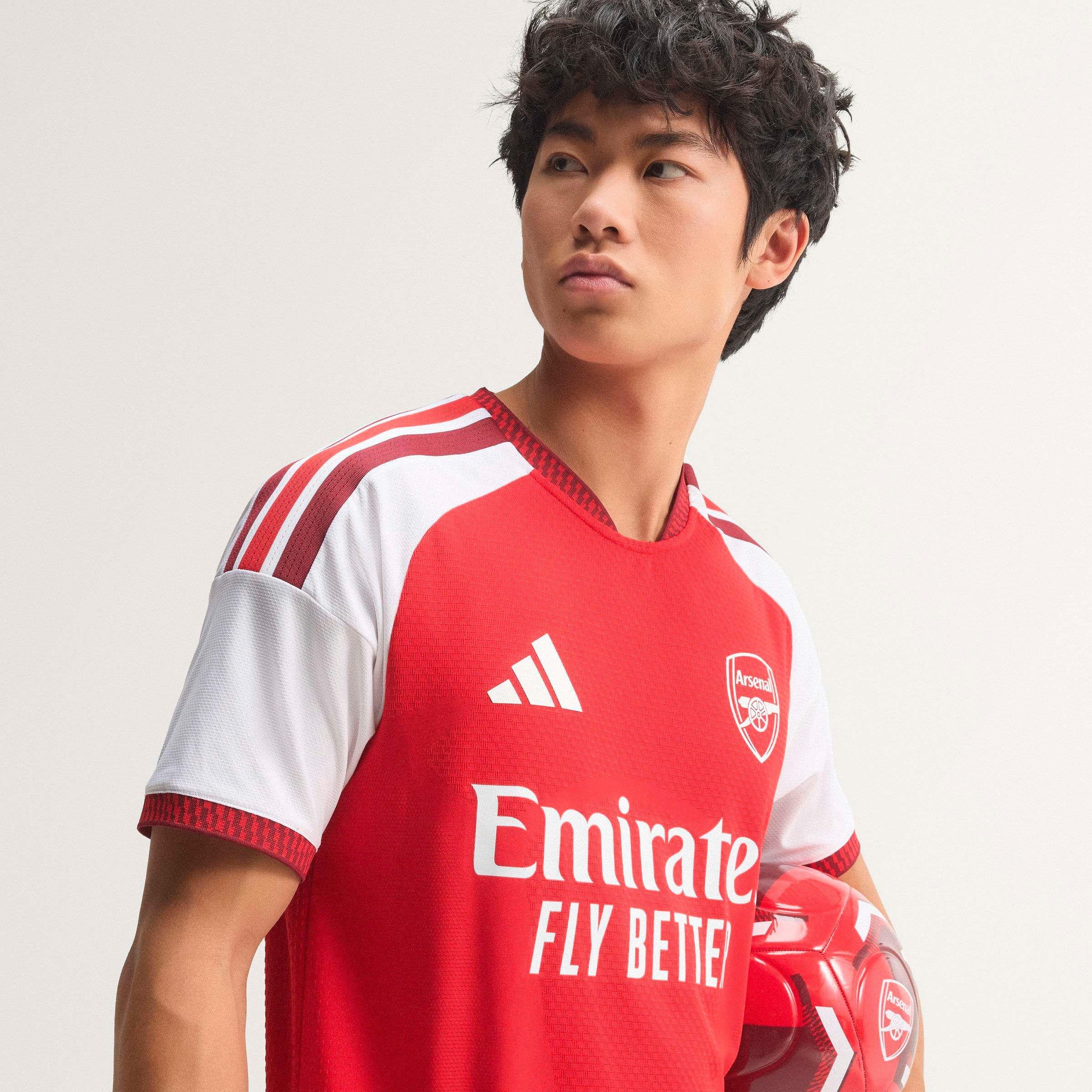 Rood/Wit - adidas - Arsenal 2026 2027 Authentic Home Shirt Mens - 9
