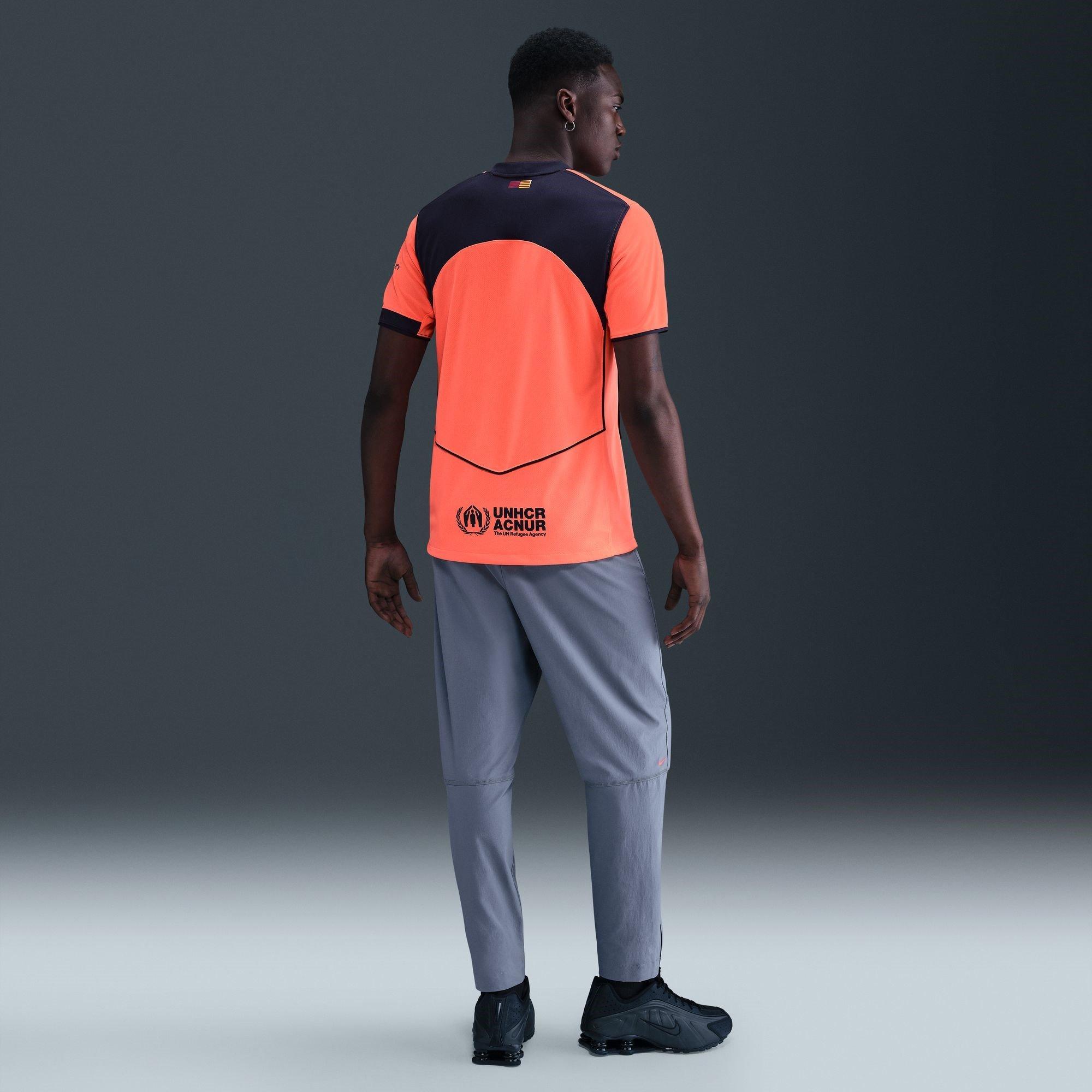 Mango/Mid.Navy - Nike - Barcelona Third Shirt 25/26 Adults - 8