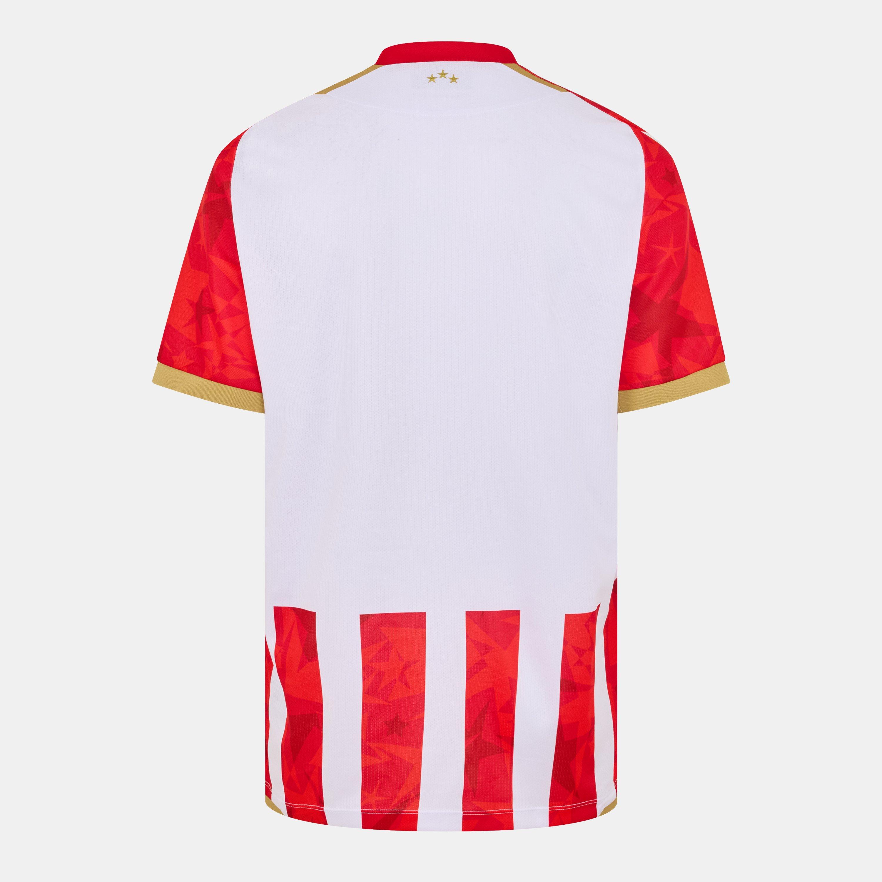 Red/White - Macron - Red Star Belgrade Home Shirt 2025 2026 Adults - 2