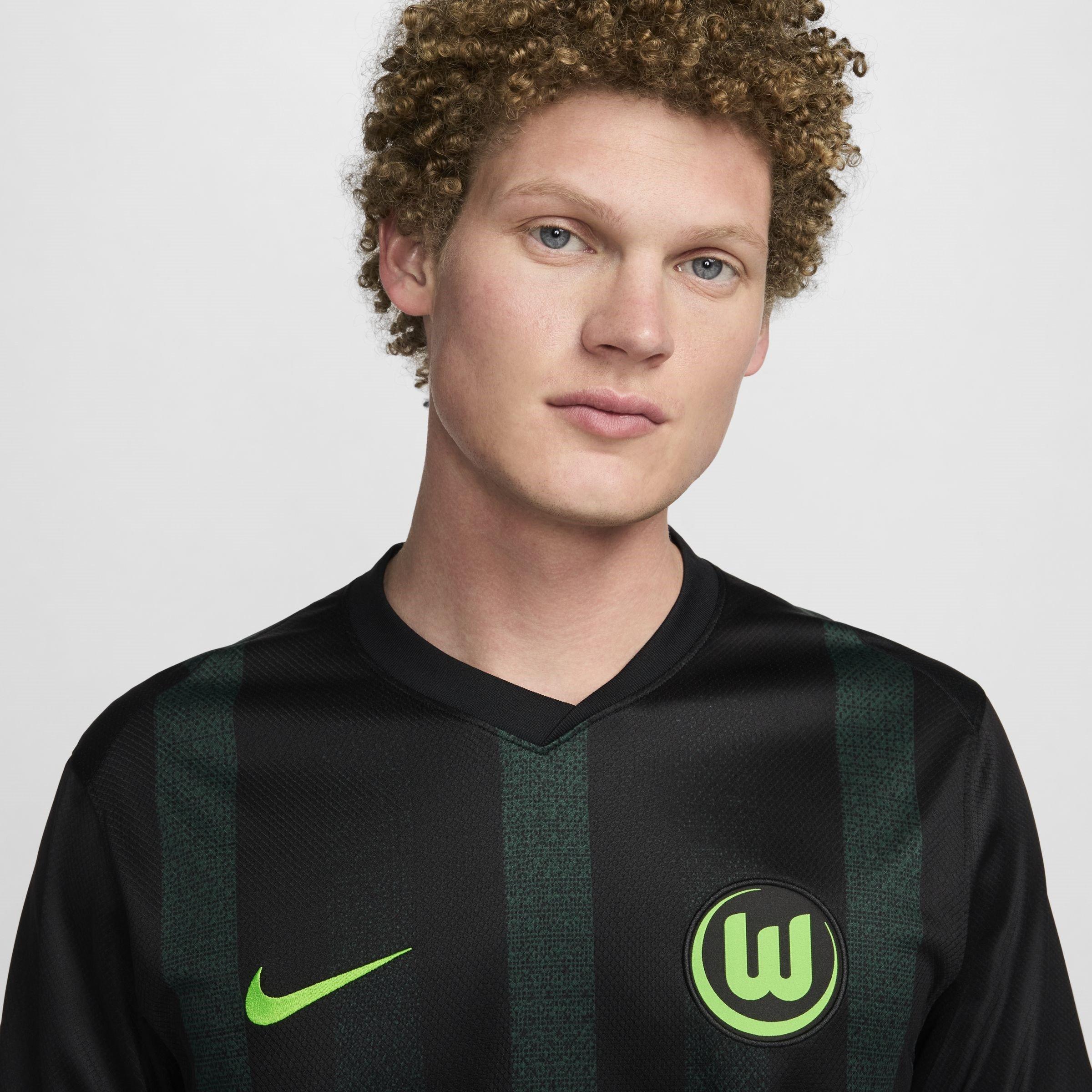 Zwart - Nike - Wolfsburg Away Shirt 2024 2025 Adults - 3