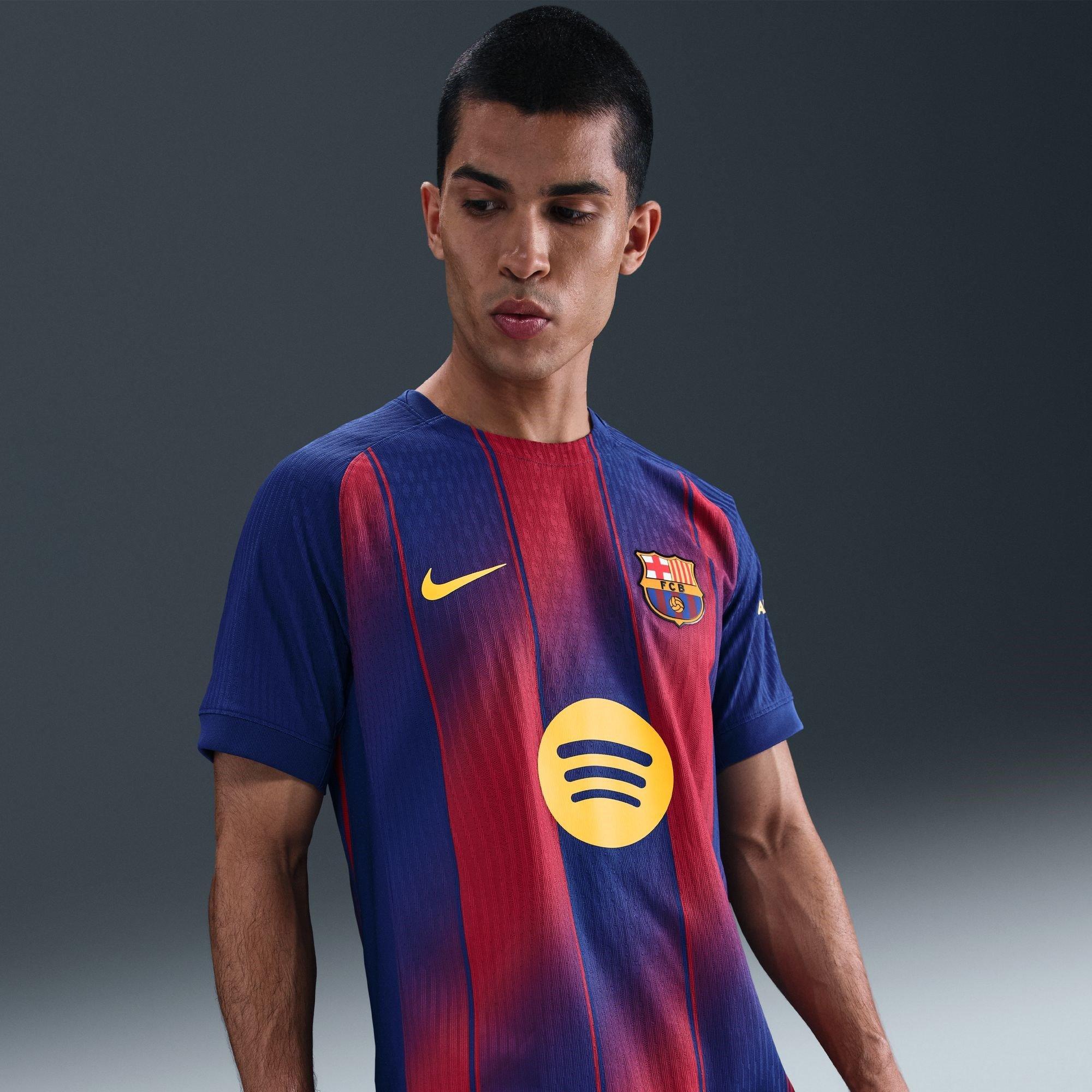Blue/Red - Nike - Barcelona Authentic Home Shirt 2025 2026 Mens - 12