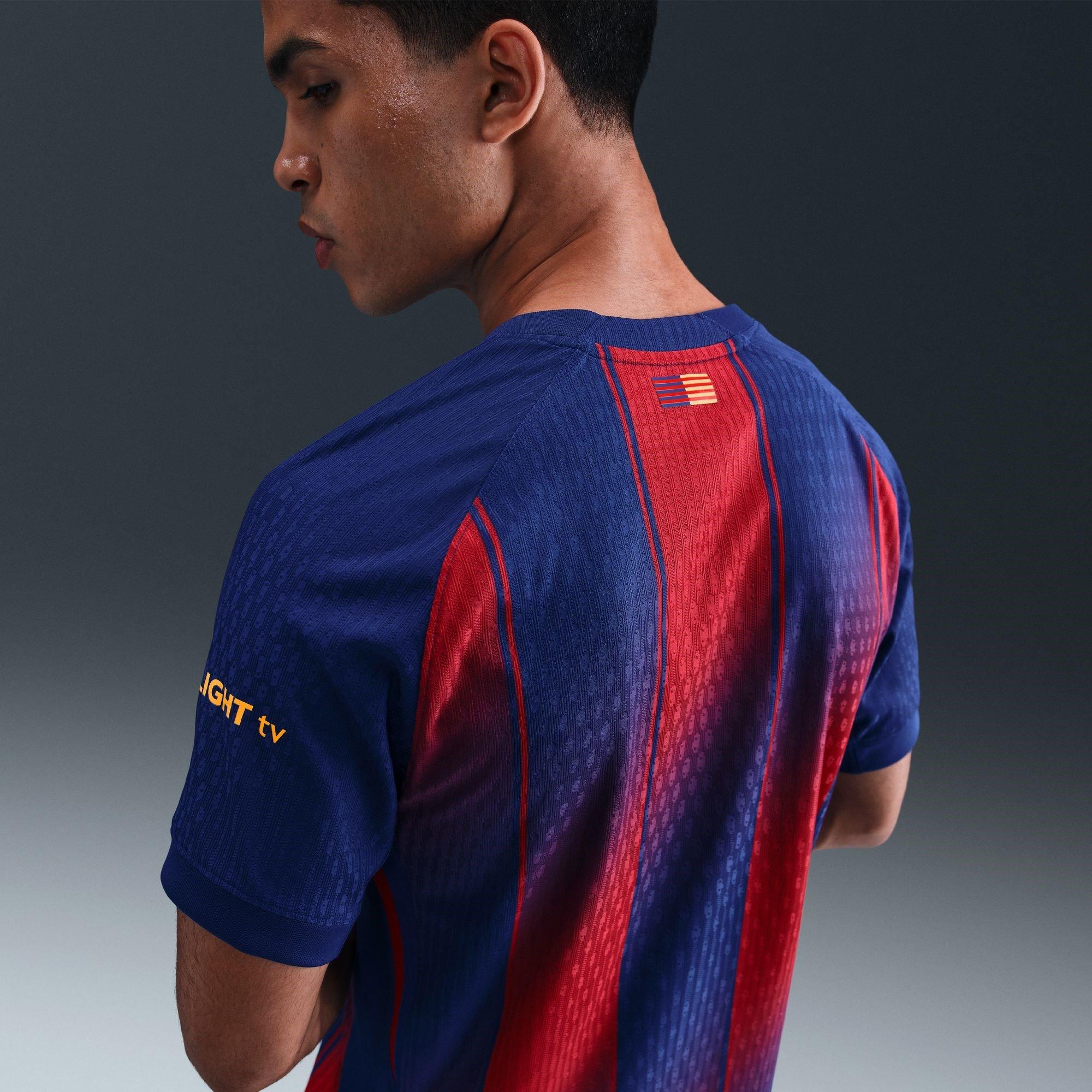 Blue/Red - Nike - Barcelona Authentic Home Shirt 2025 2026 Mens - 13
