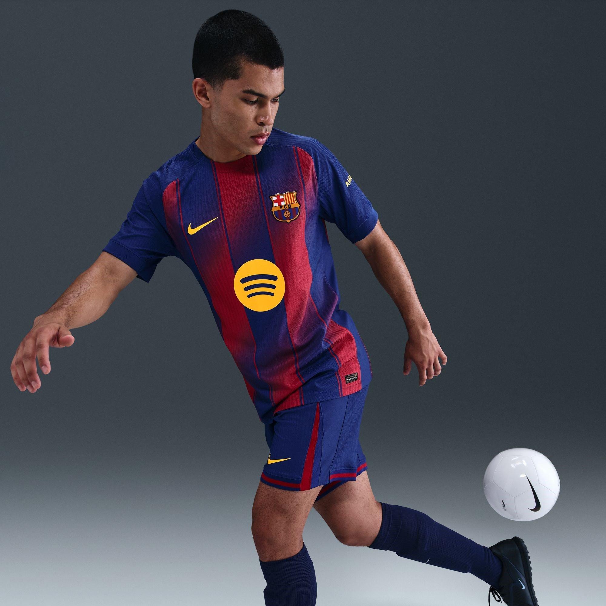Blue/Red - Nike - Barcelona Authentic Home Shirt 2025 2026 Mens - 14