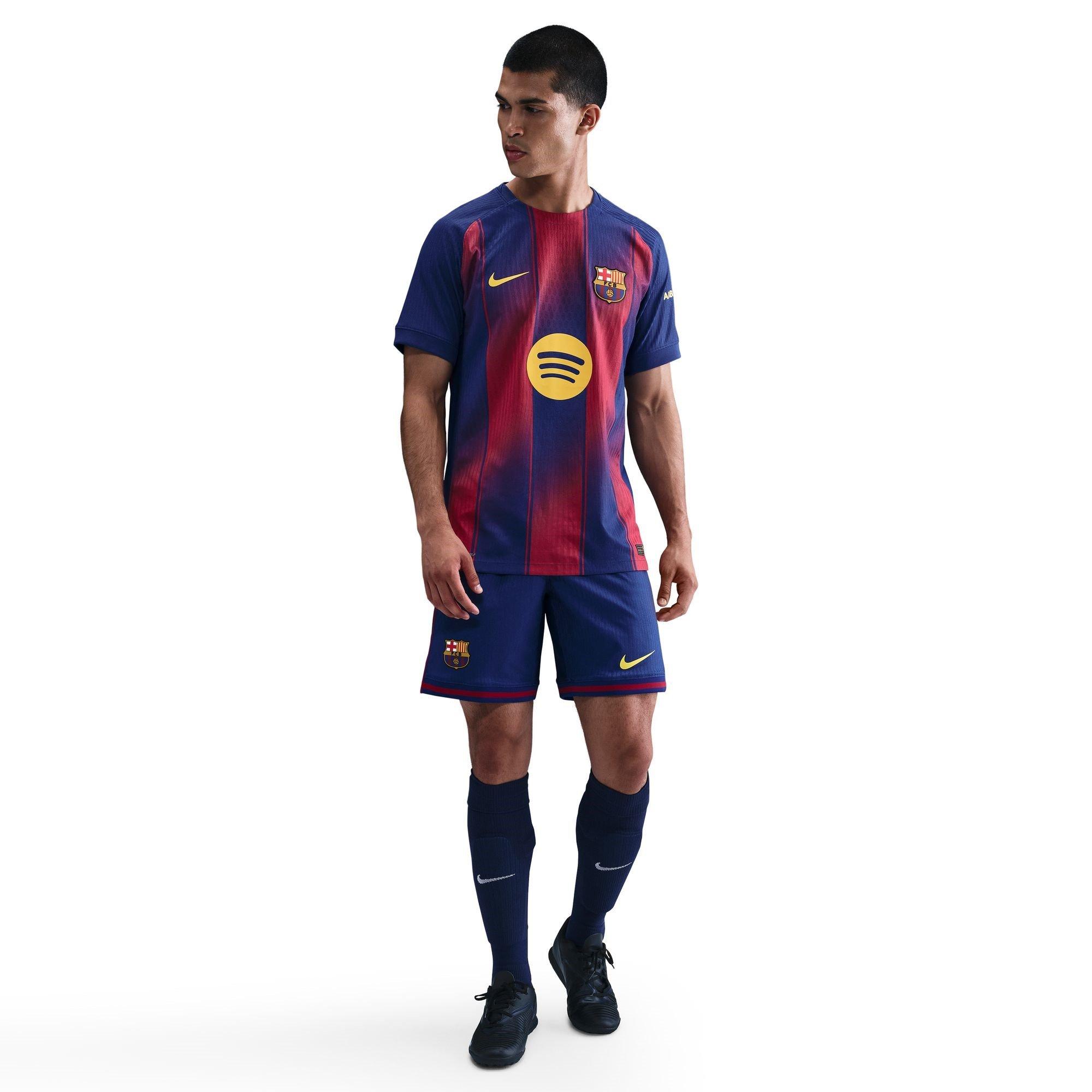 Blue/Red - Nike - Barcelona Authentic Home Shirt 2025 2026 Mens - 3